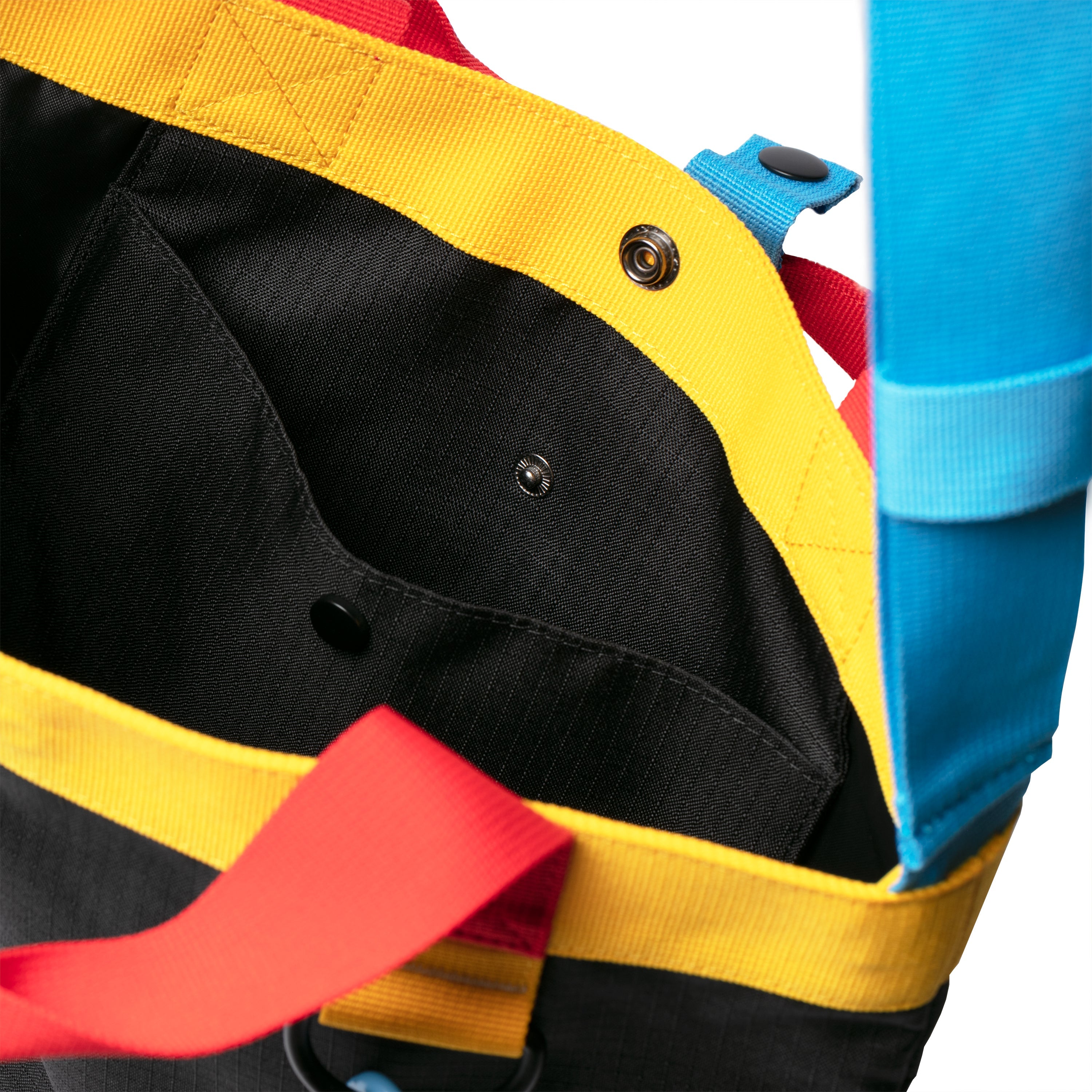 Tote in Ripstop riciclato - Nero/Multi