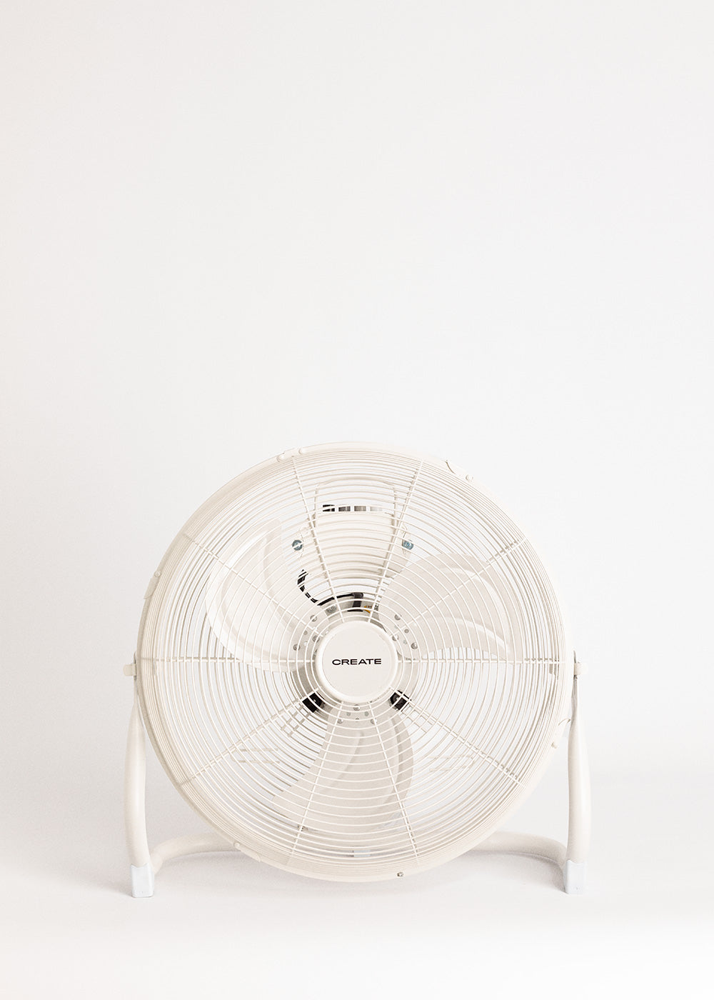 Air Floor Retro - Ventilatore industriale da pavimento - 16" - Bianco sporco