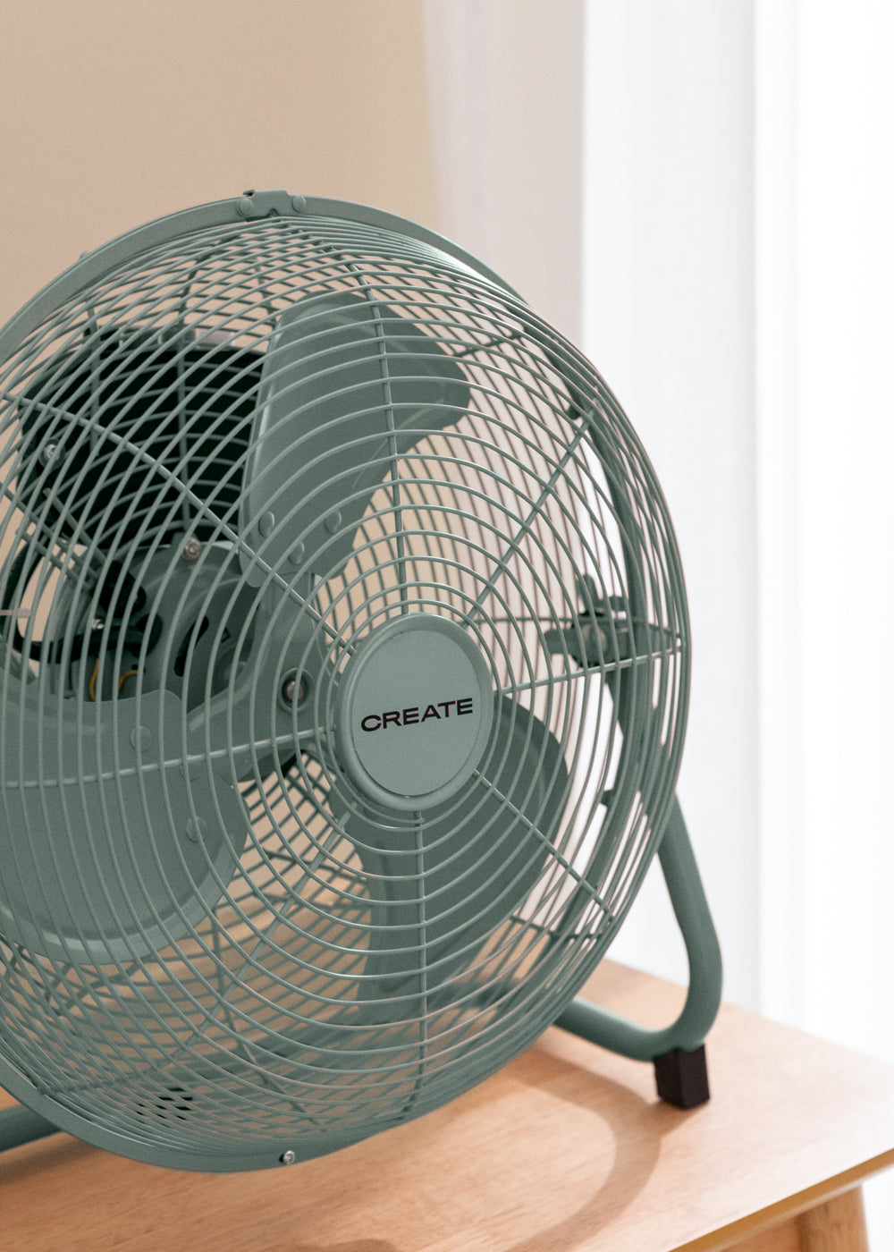 Air Floor Retro - Ventilatore industriale - 12" - Verde salvia