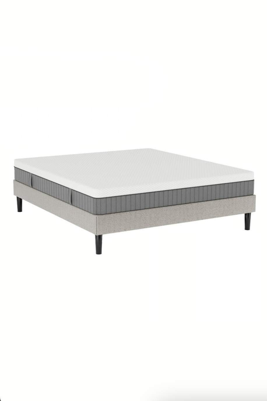 Pack - Lit Cocoon Lite Sans Tête De Lit + Matelas Hybrid I + Protège Matelas