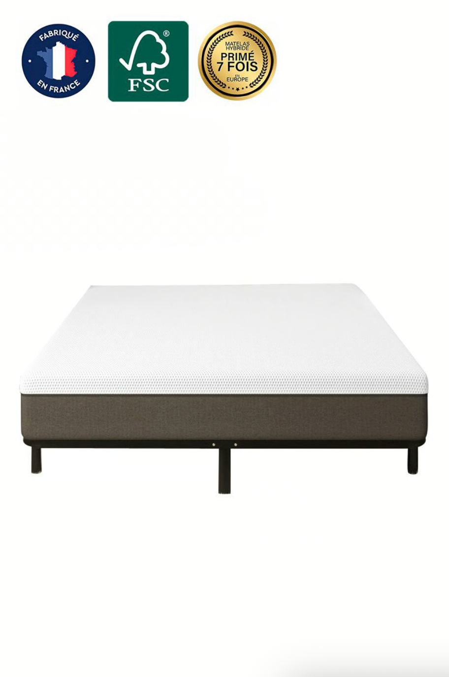Pack - Matelas Hybride I + Sommier