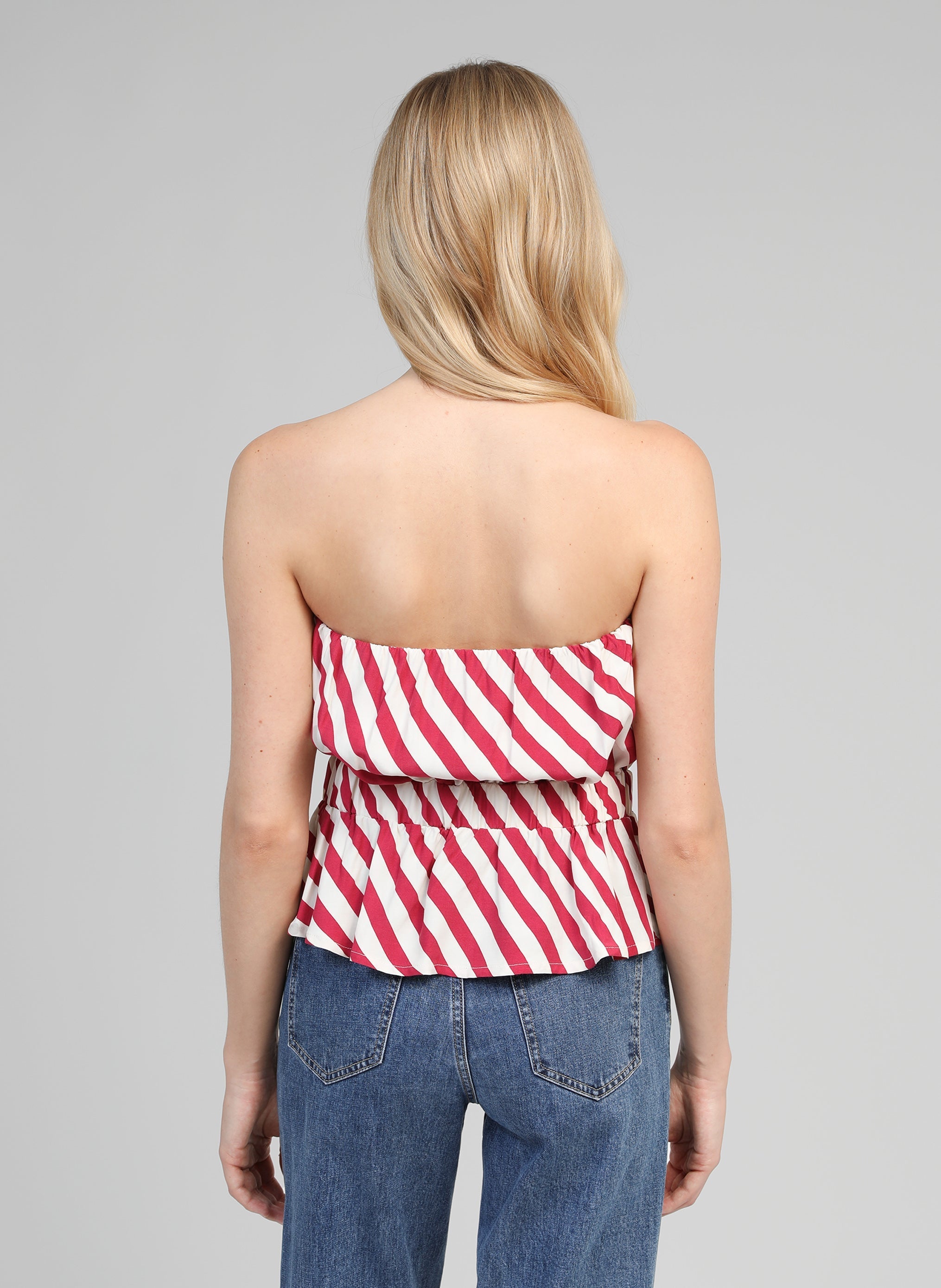 Canotta Kitry Stipe Raspberry