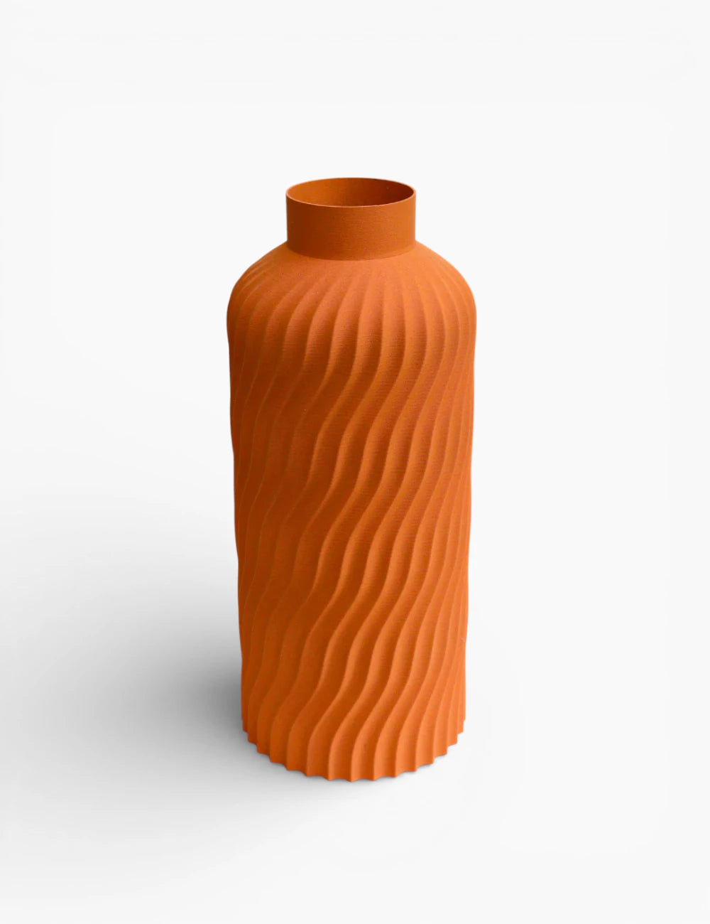Orange Waves Vase