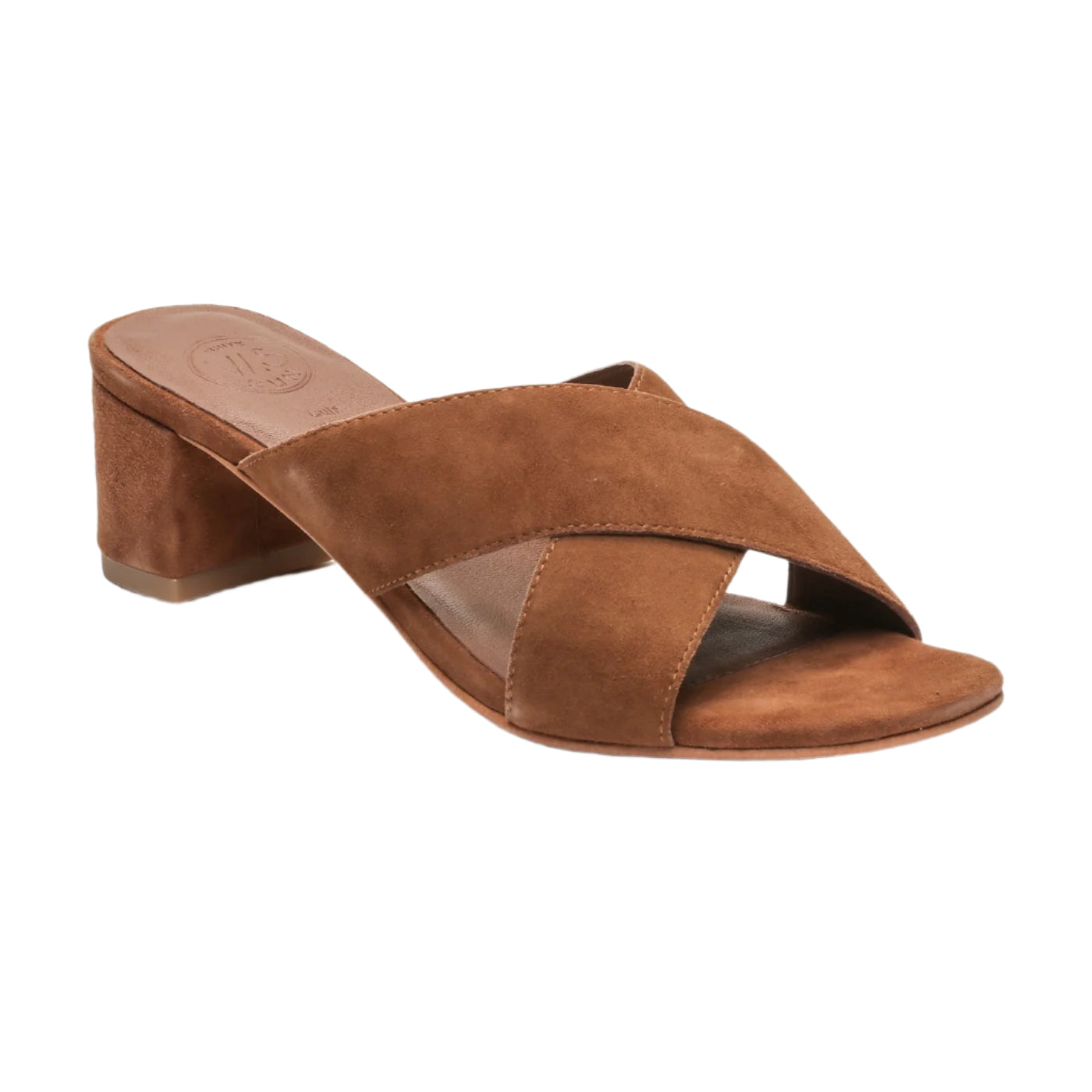 Mina - Camoscio di capra color cammello - Marrone