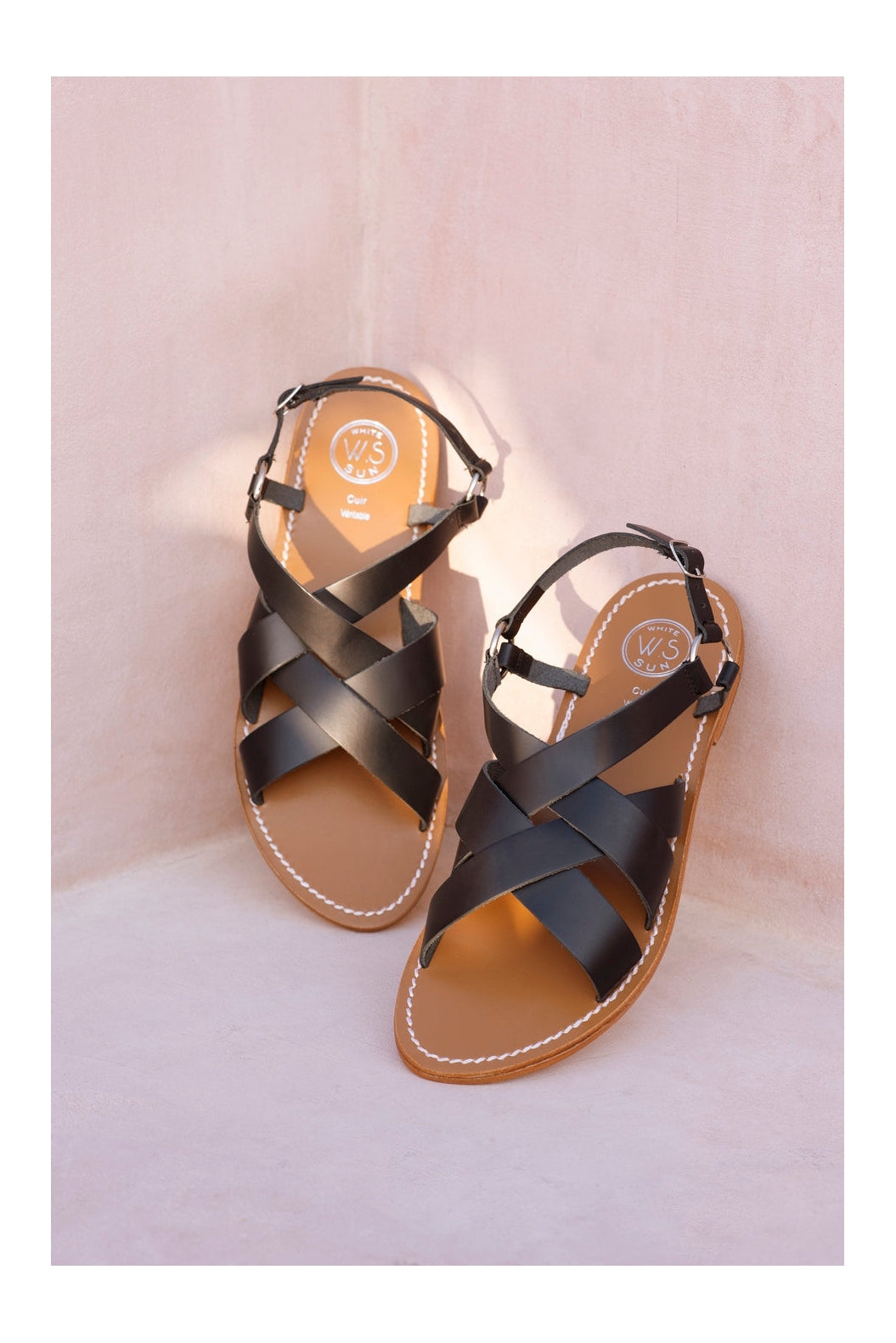 Sandali Ella - Nero Buff - Nero