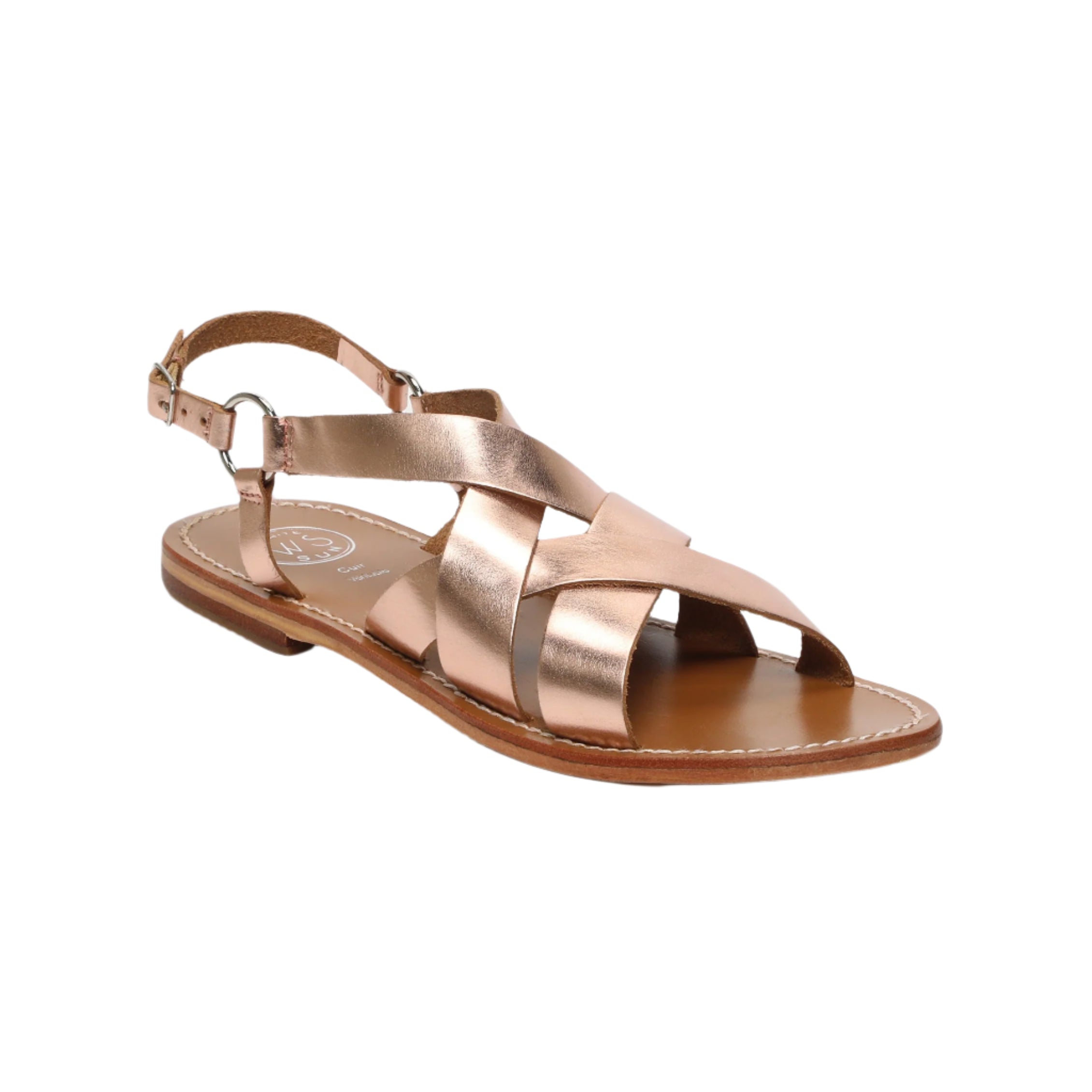 Sandali Ella - Rosegold Buff - Rosa