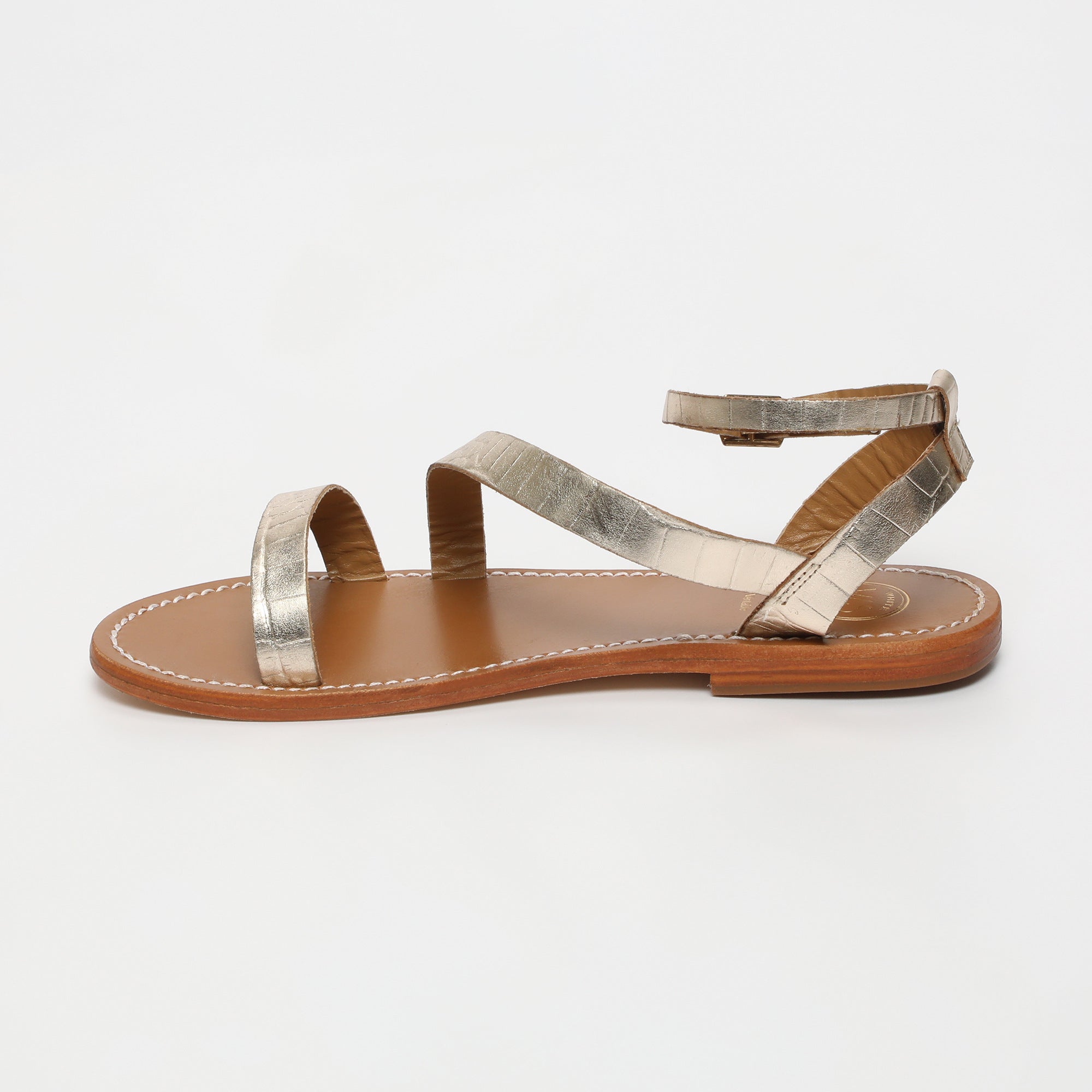 Sandalen Xigala - Light Gold Croco Print Goat - Light Gold Croco