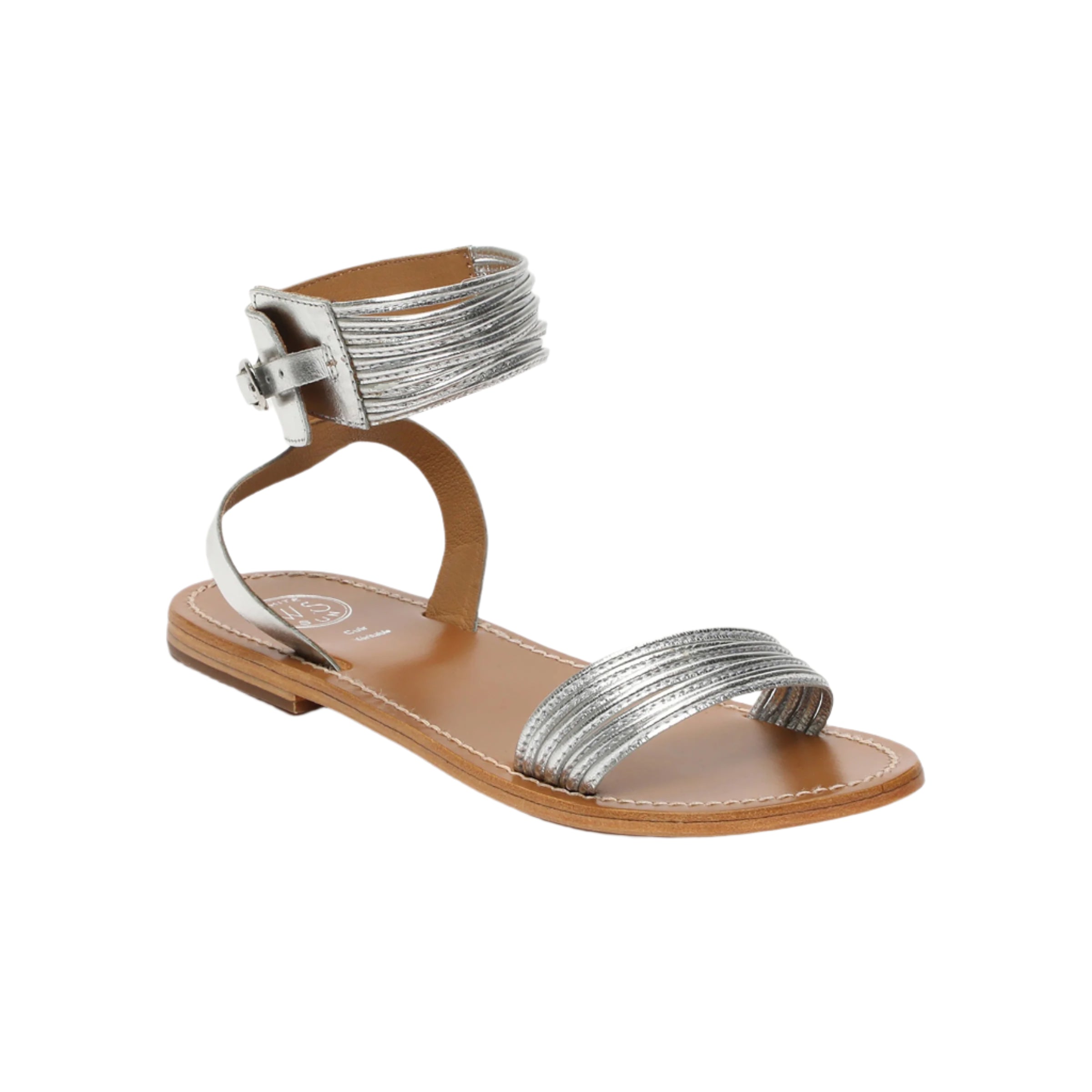 Sandali Angeline - Capra Argento - Argent