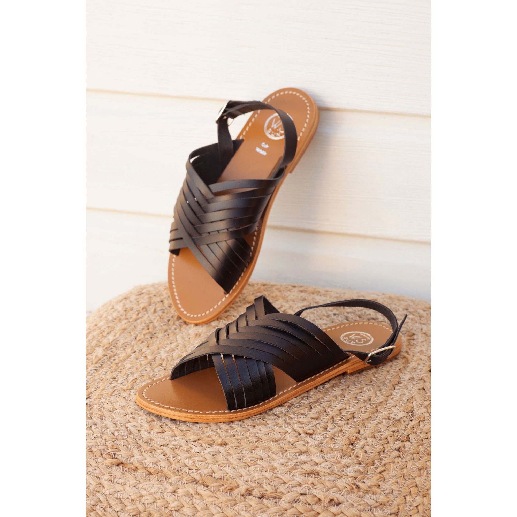 Sandali Trinity - Nero Buff - Nero