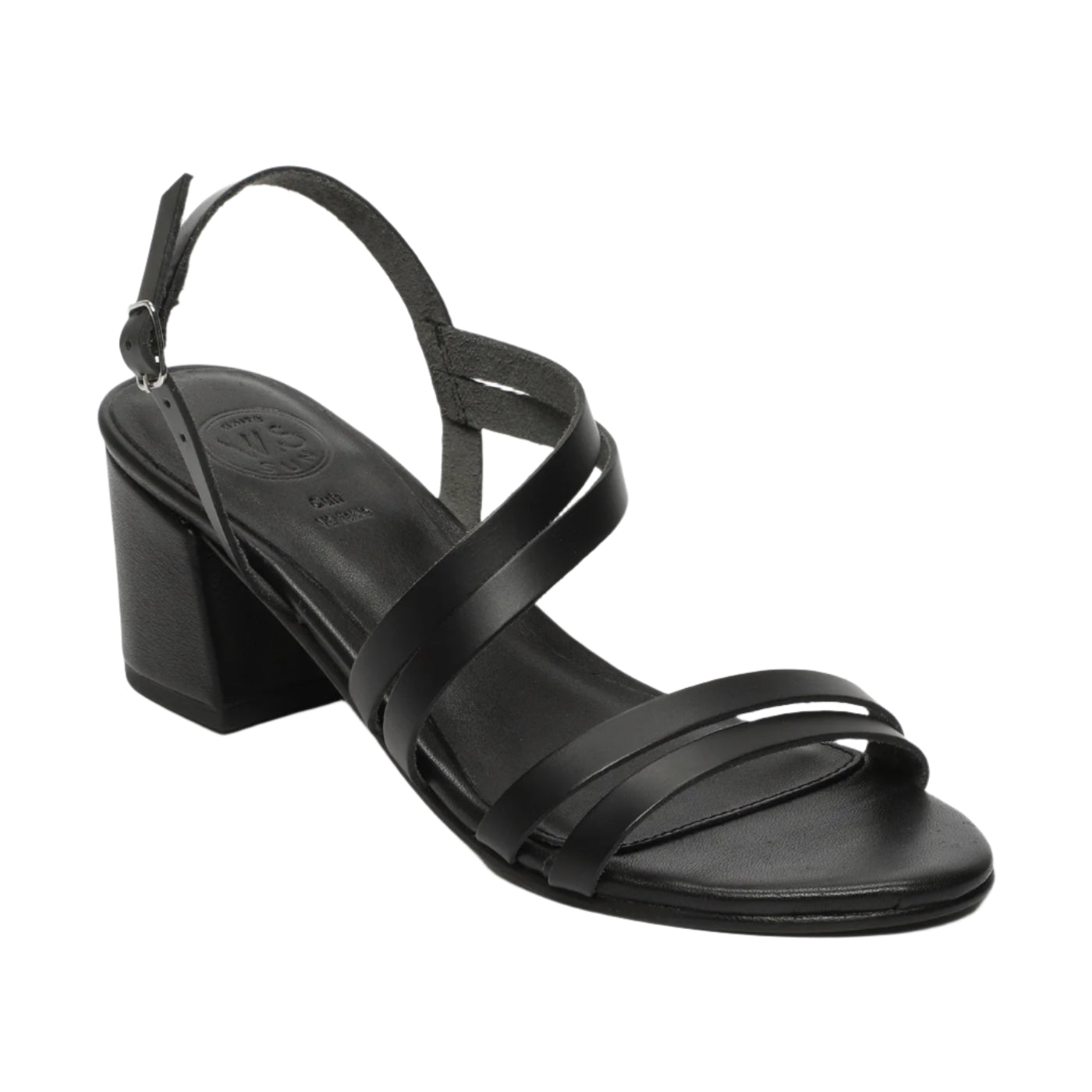 Sandali con tacco Kachi - Nero Buff - Nero