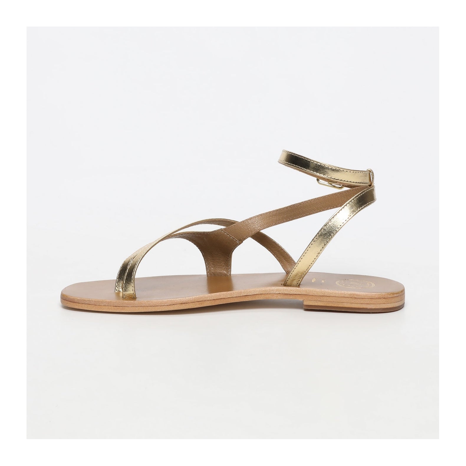 Sandales Tinley - Dark Gold Goat Leather - Dark Gold