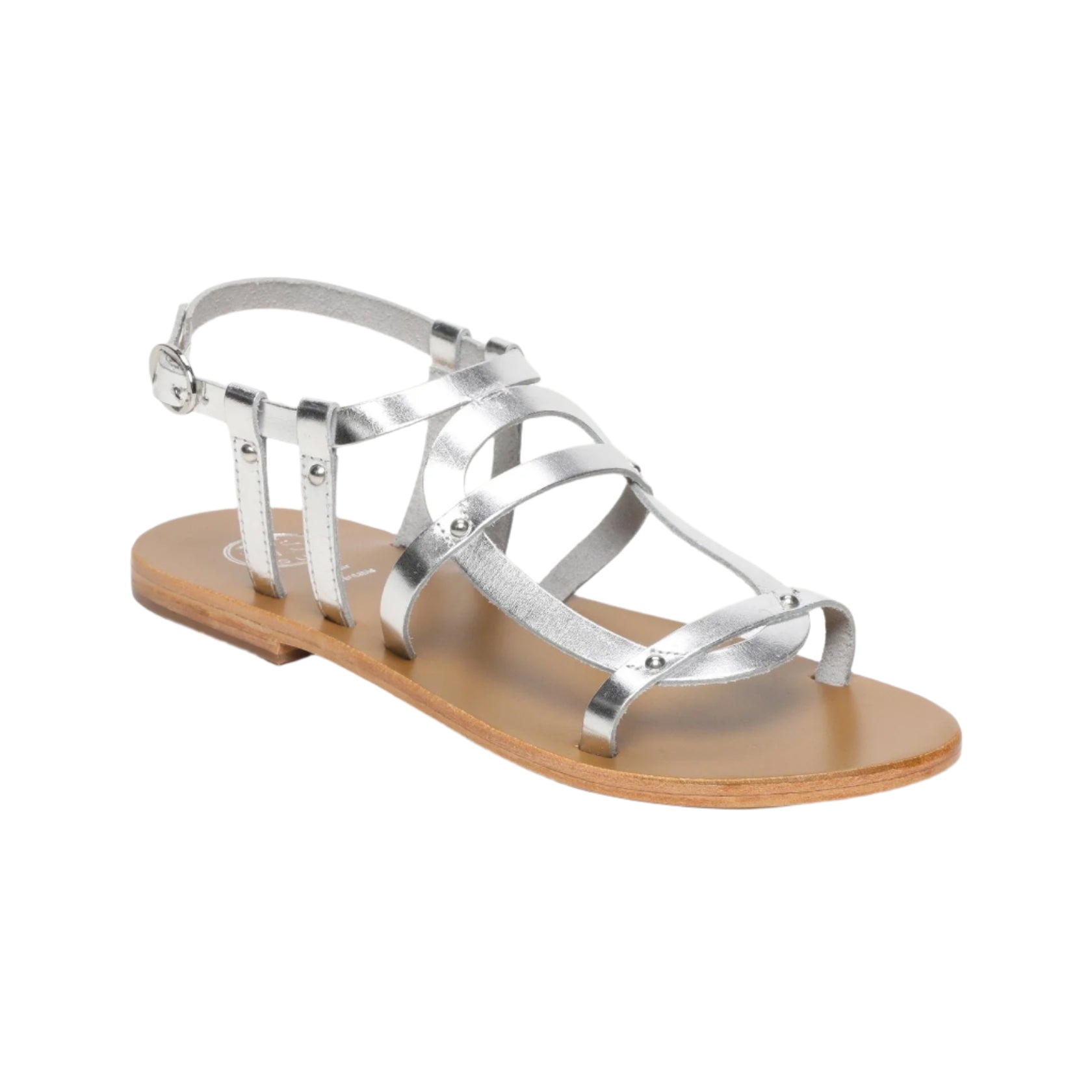 Sandali Bastia - Argento Buff - Argento