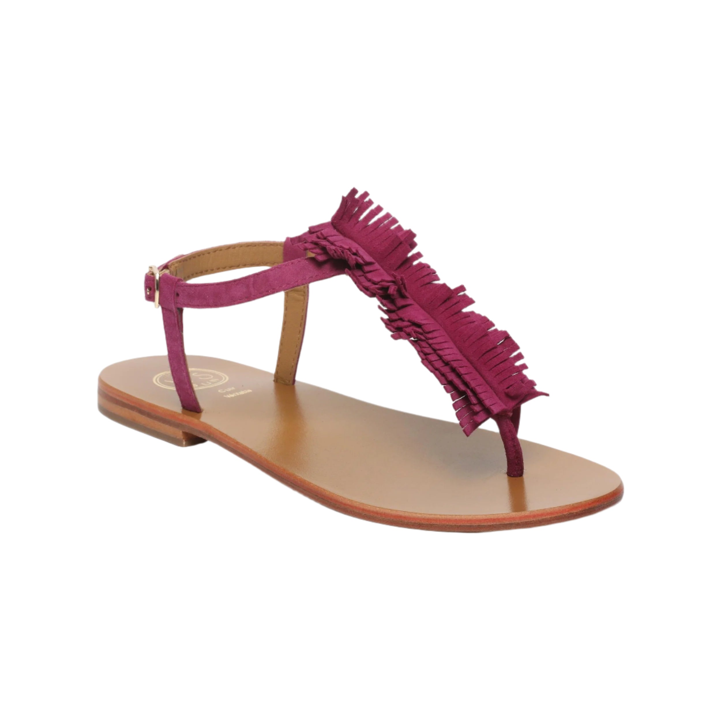 Sandali Hydatina - Camoscio di capra viola - Viola