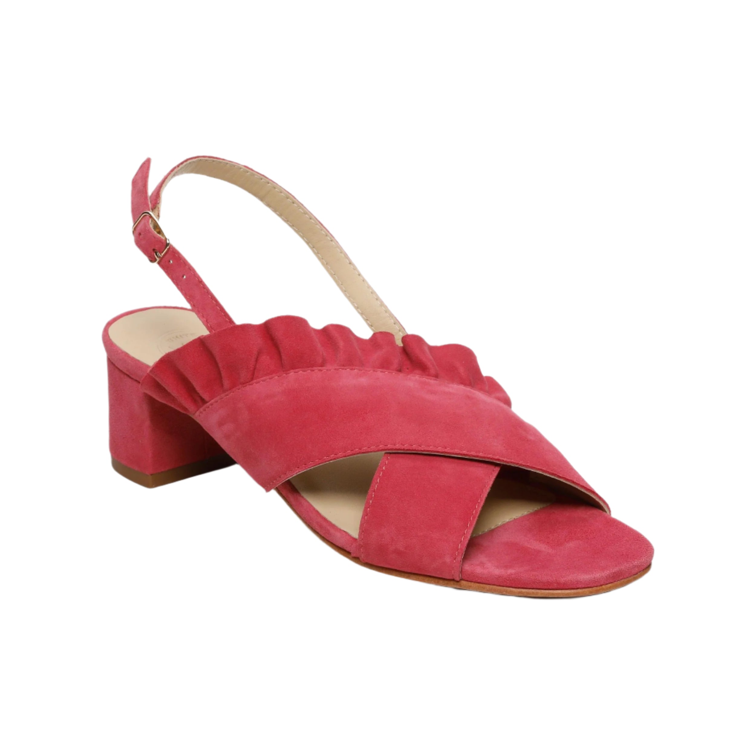 Sandalo con tacco Bena - Rosa