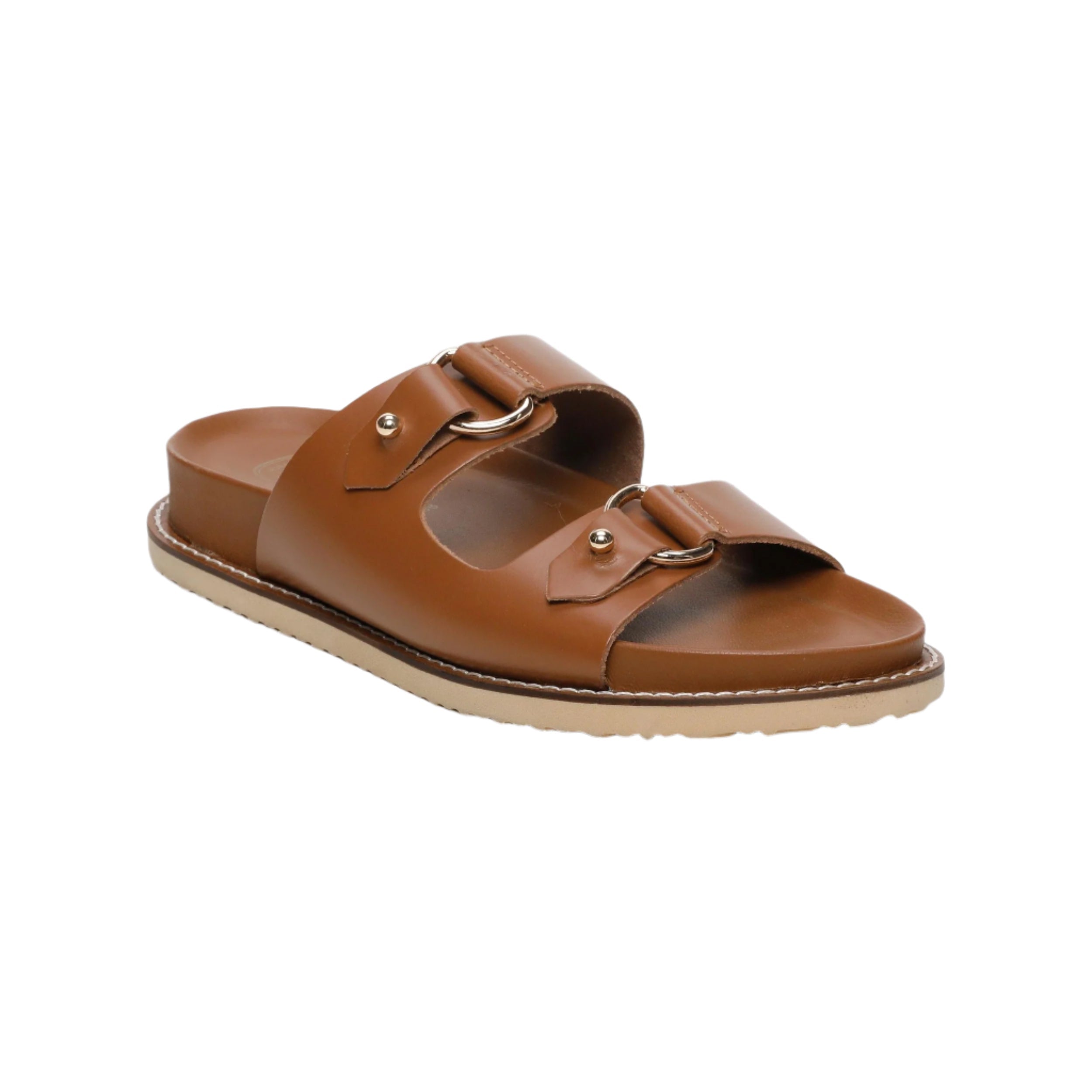 Mules Charlotte - Camel Buff - Marrone
