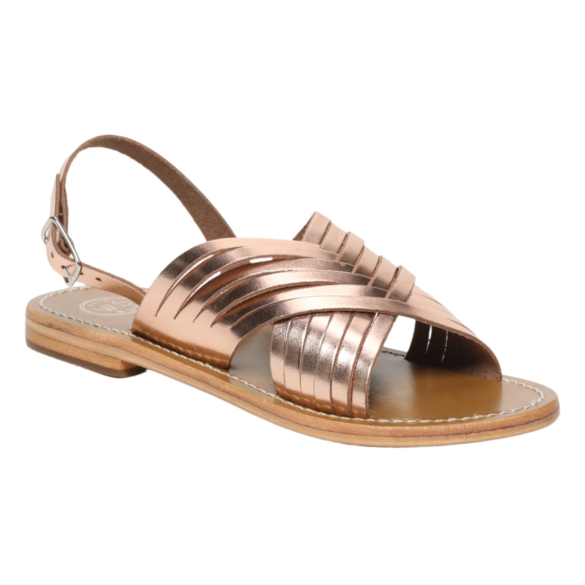 Sandali Trinity - Rosegold Buff - Rosa
