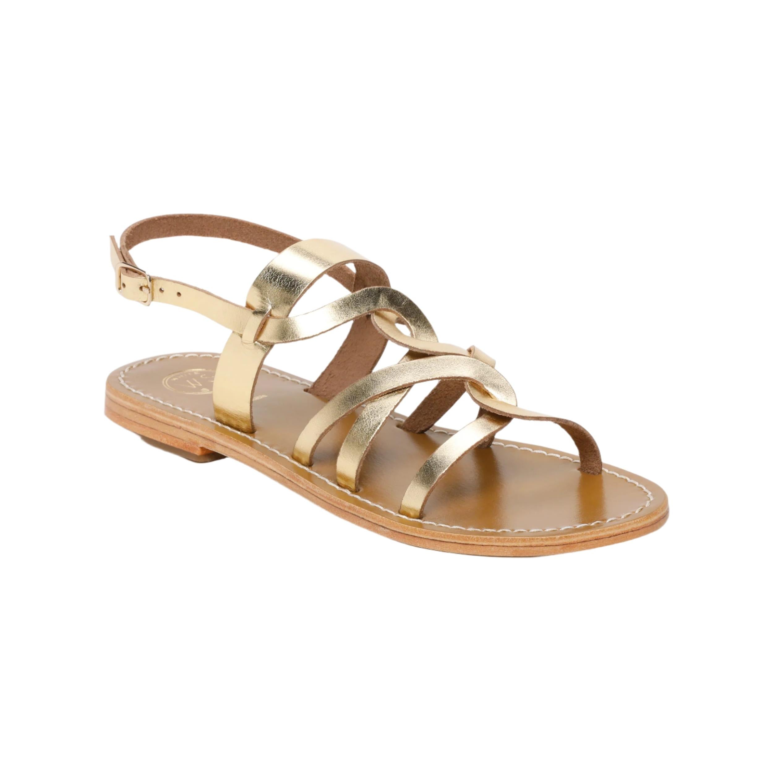Sandali Tonosi - Buff oro scuro - Oro scuro