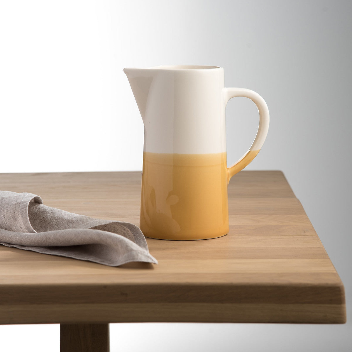 Carafe bicolore céramique