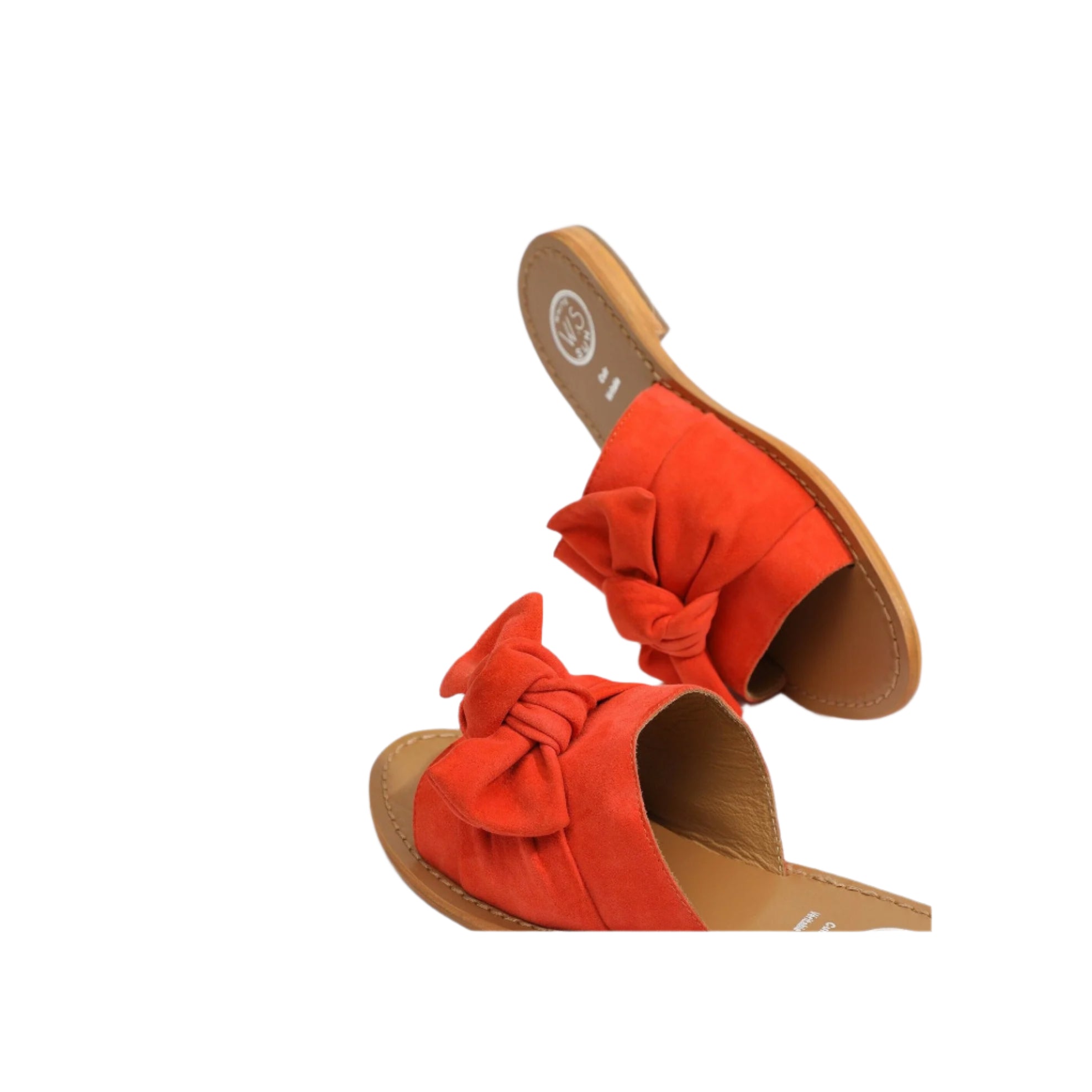 Mules Alba - Camoscio di capra arancione - Arancione