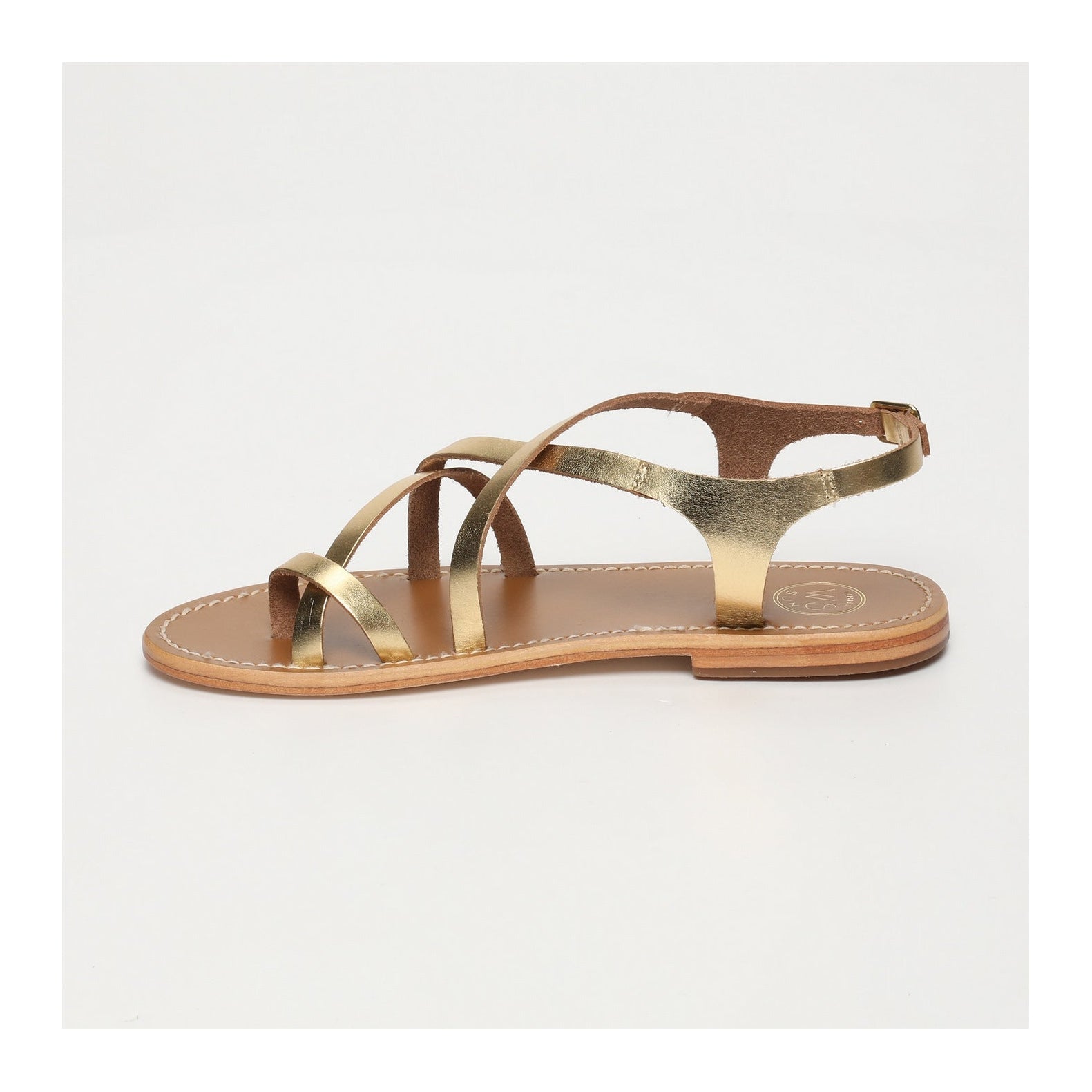 Toby Sandals - Dark Gold Buff - Doré