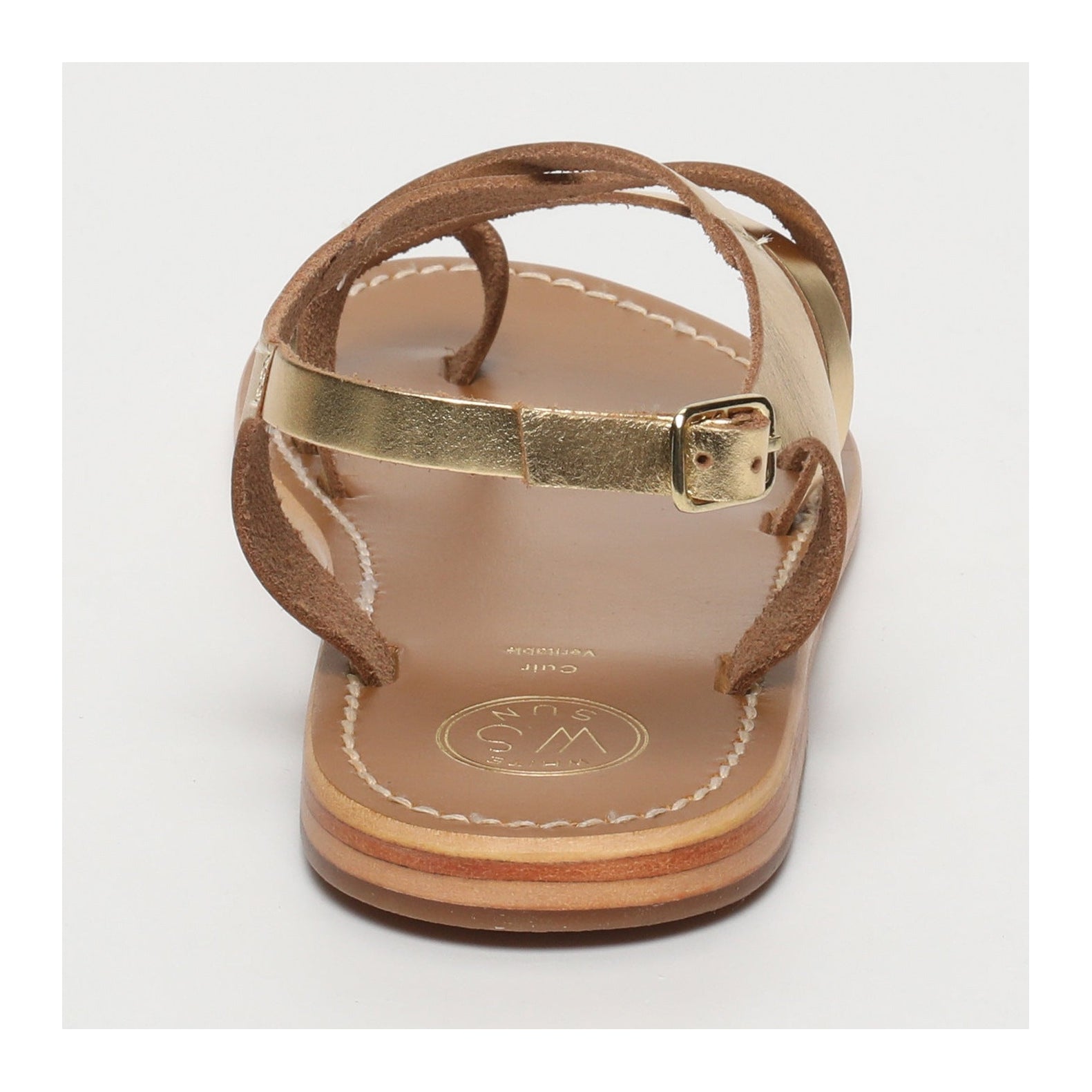 Toby Sandals - Dark Gold Buff - Doré