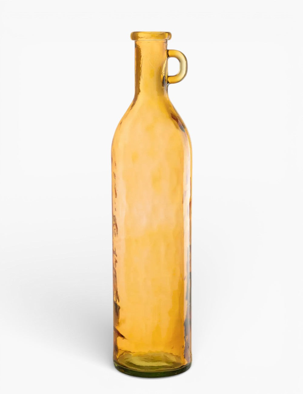 Ochre Glass Bottle Vase