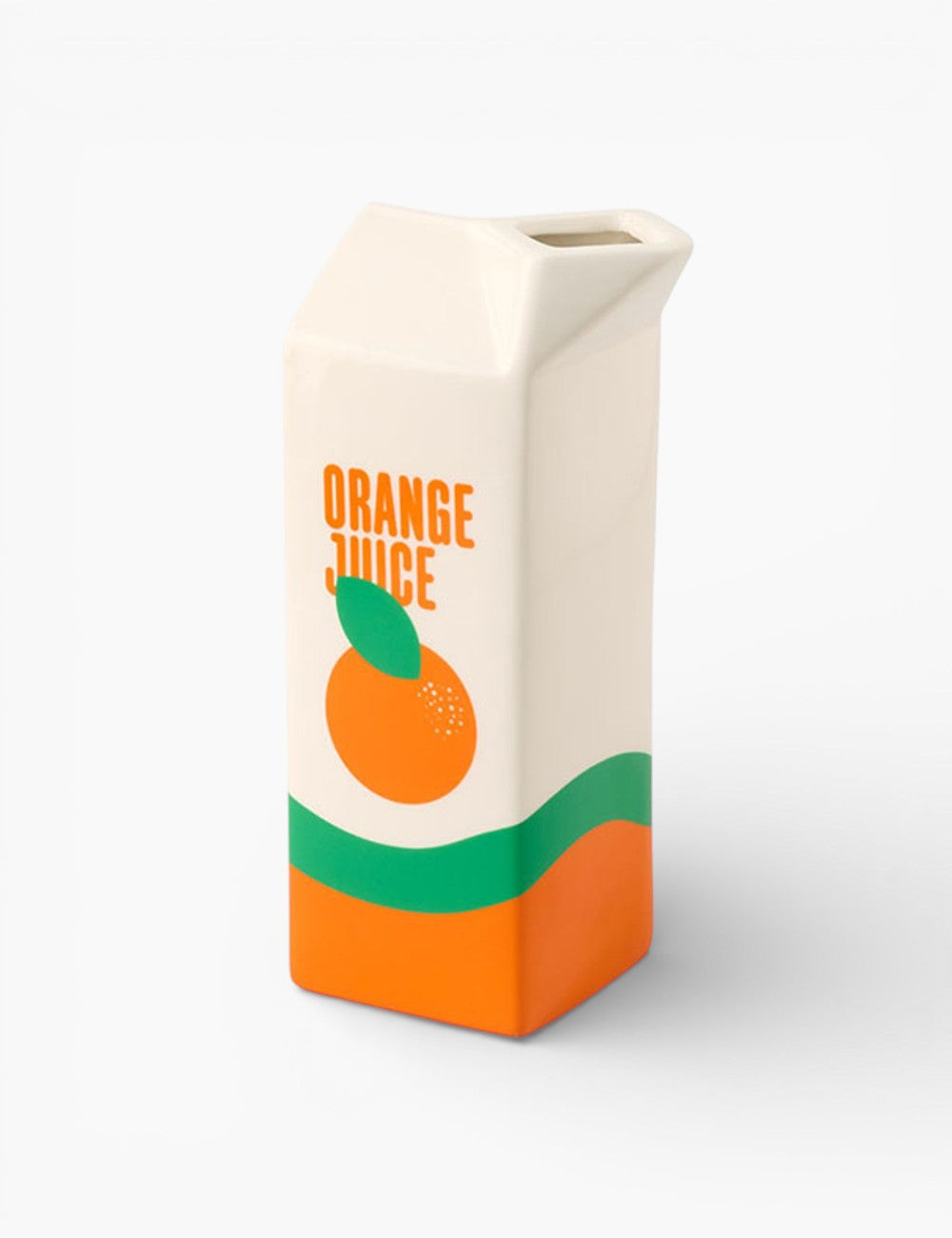 Ceramic orange juice jug