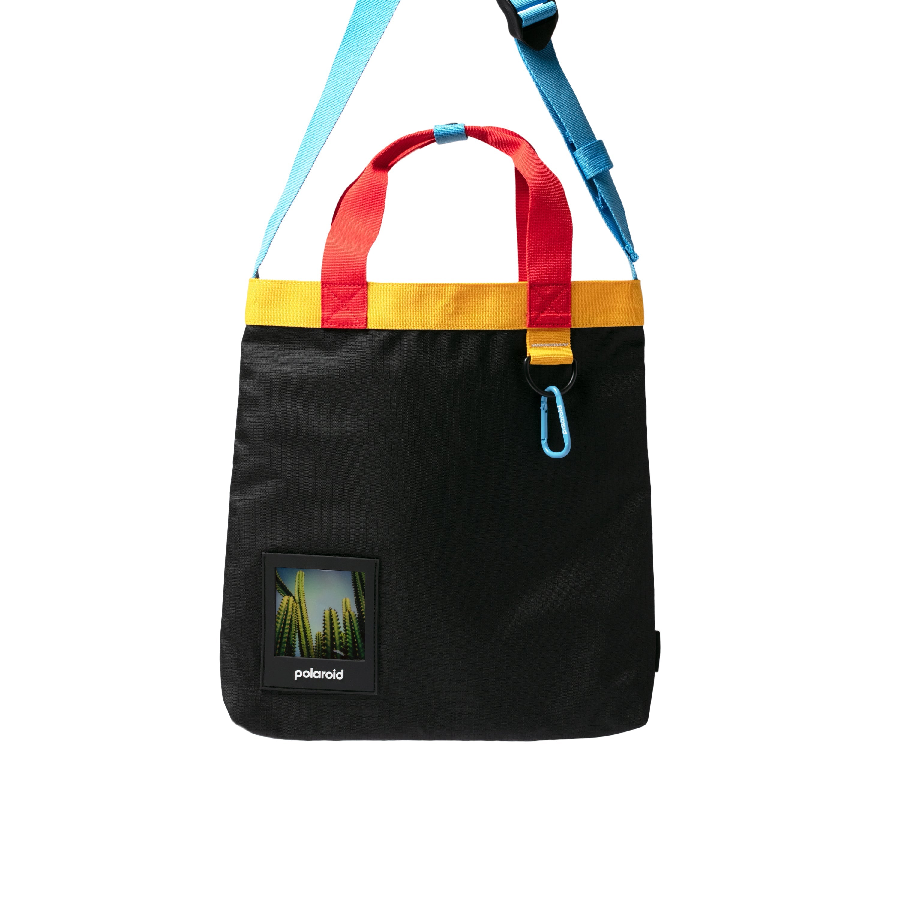 Tote in Ripstop riciclato - Nero/Multi