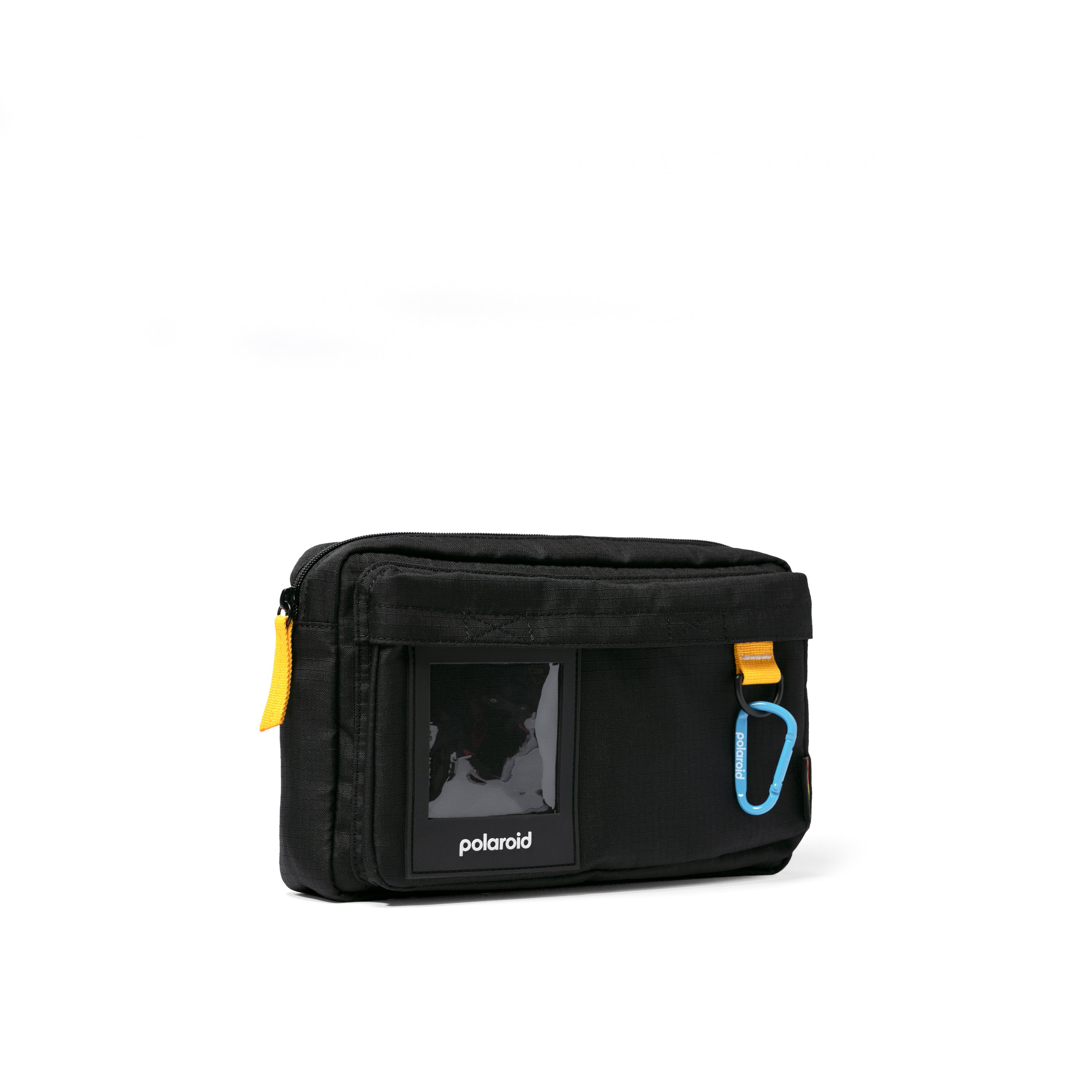 Recycelte Ripstop-Schultertasche - Schwarz