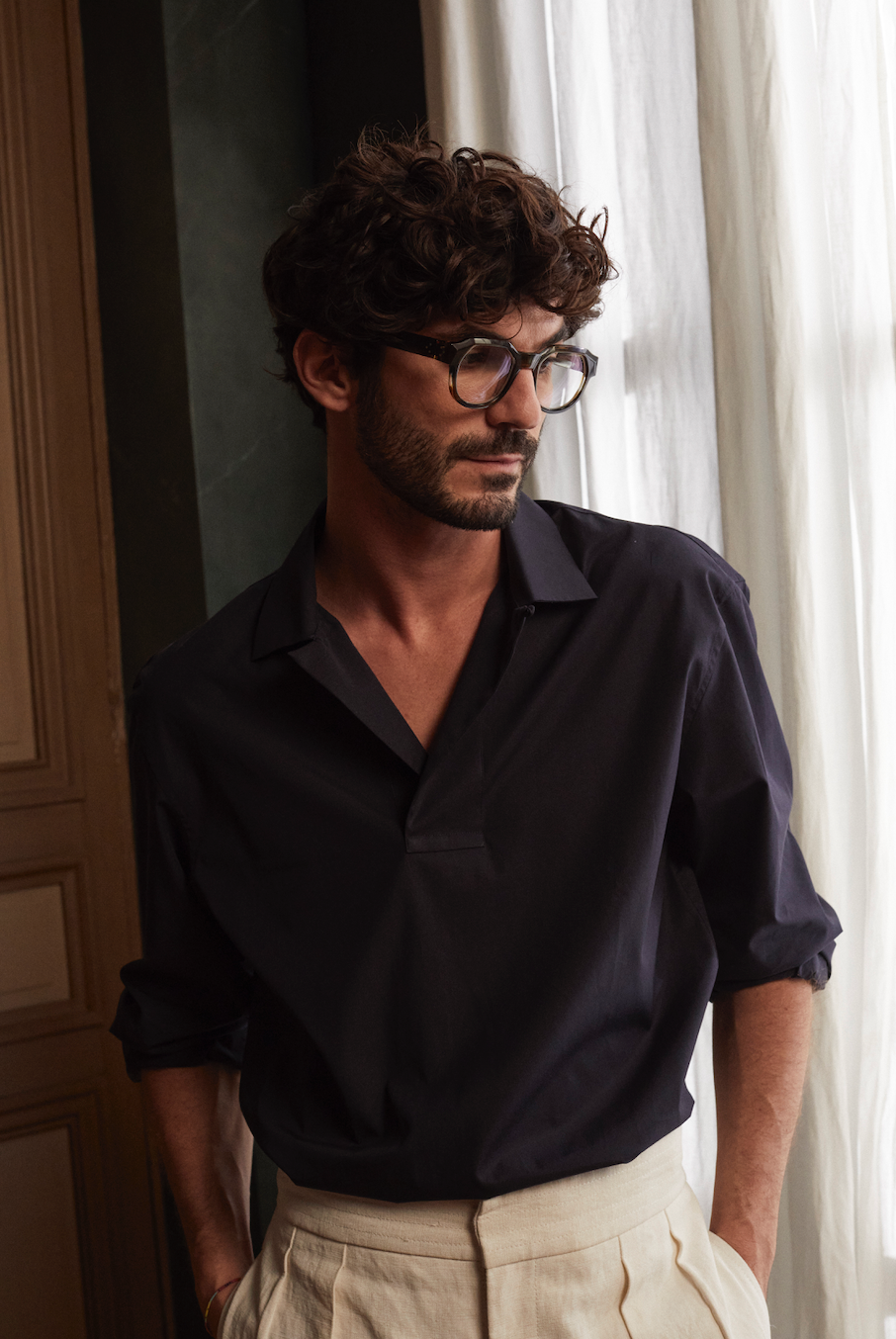 Marin Shirt - Navy - Men