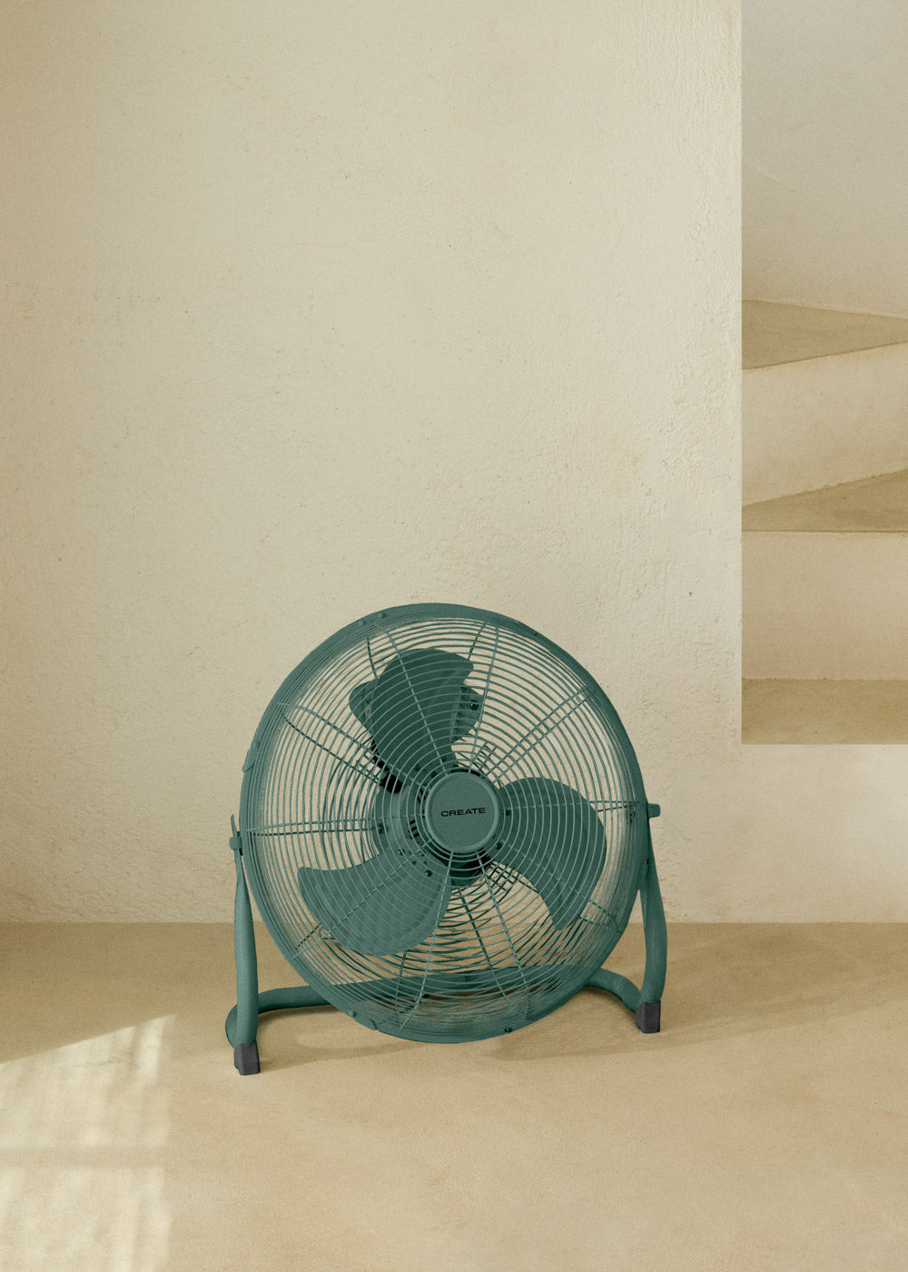 Air Floor Retro - Ventilatore industriale - 12" - Verde salvia