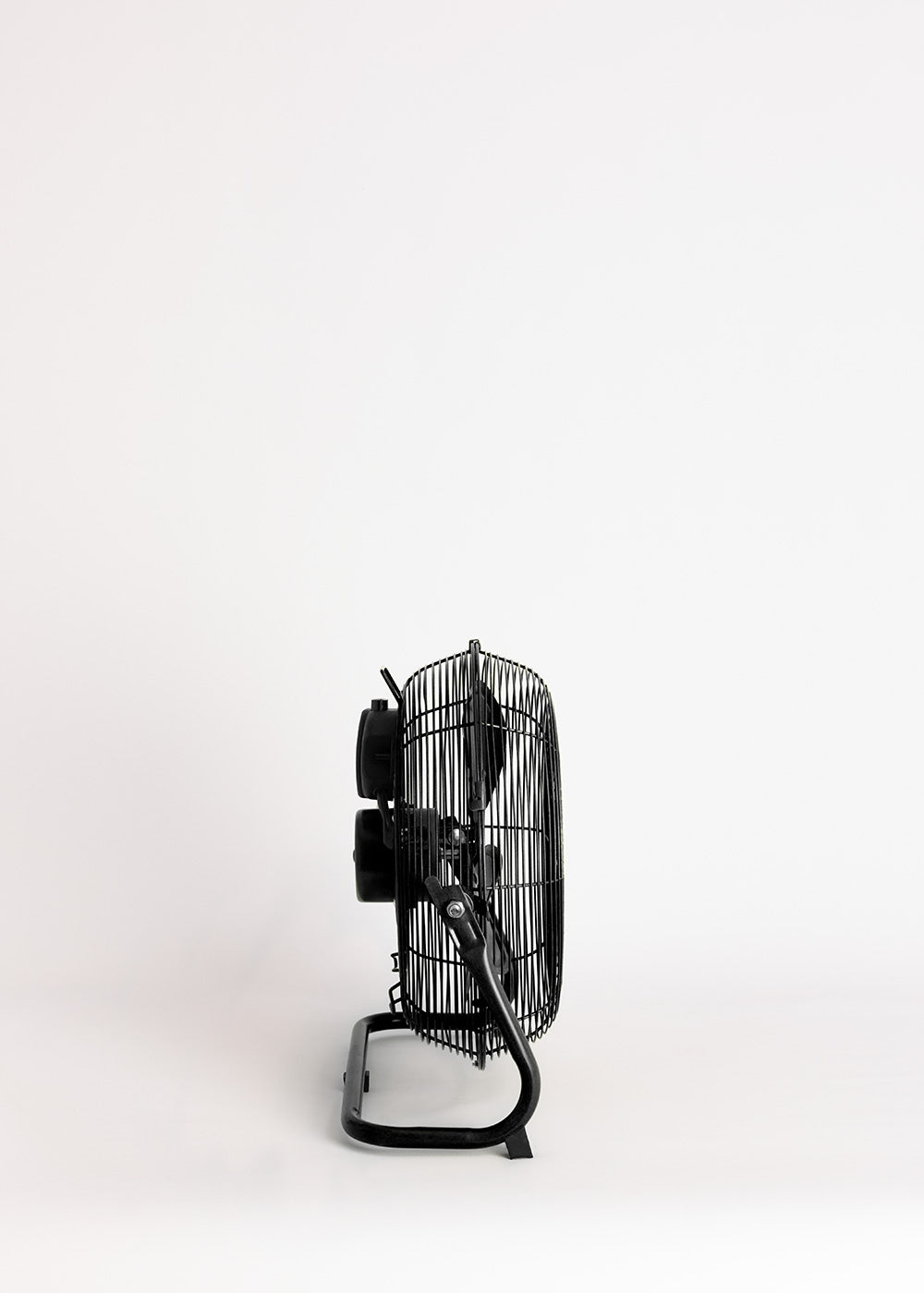 Air Floor Retro - Industrial Fan - 12" - Black