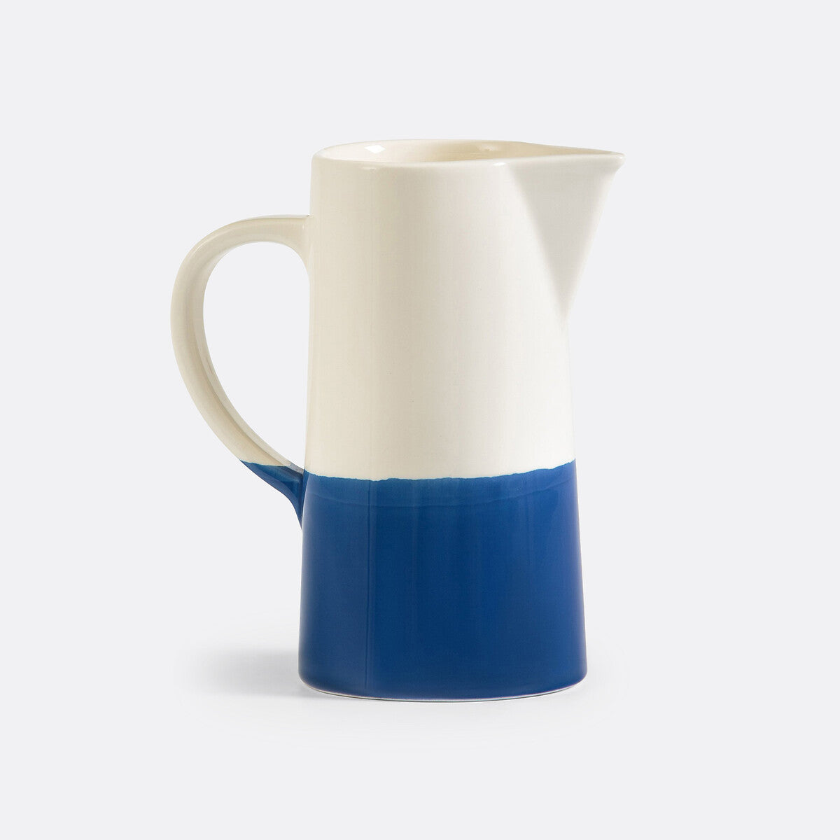 Caraffa in ceramica bicolore