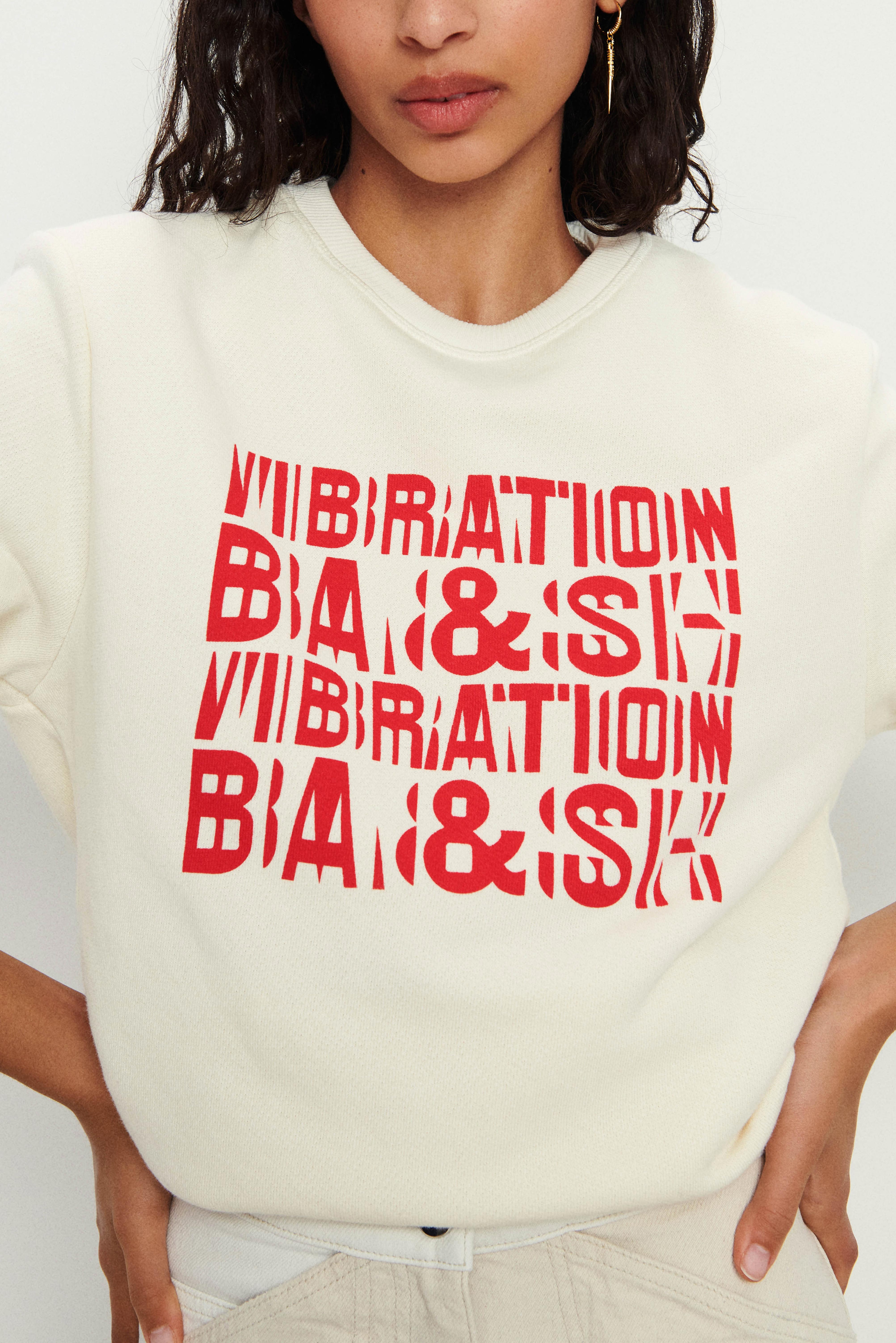 Sweat Elio - Ecru - Femme