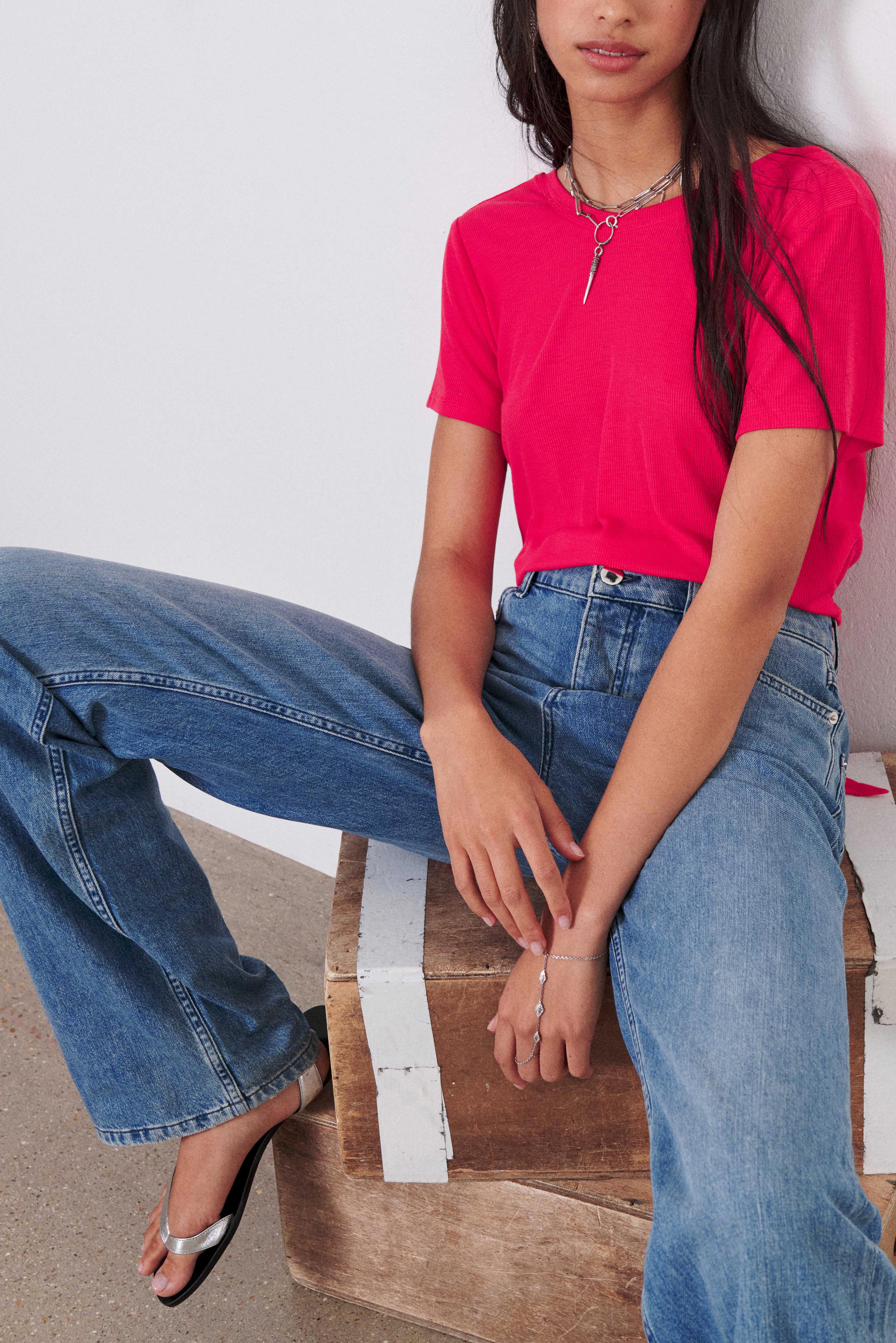 T-Shirt Mandy - Fuchsia - Femme