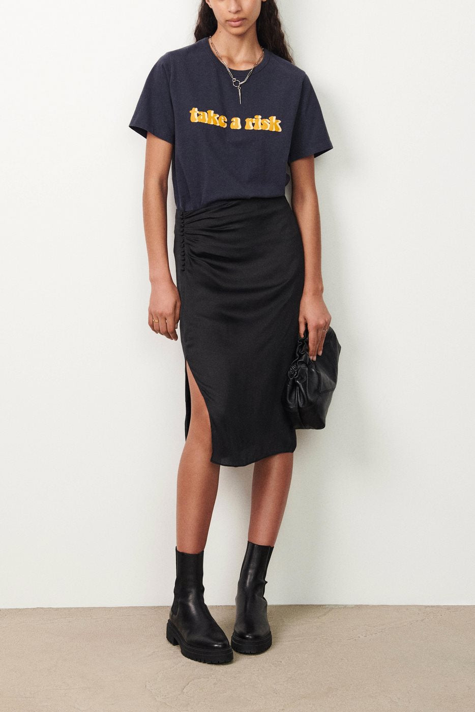 Jupe Matthews - Noir - Femme