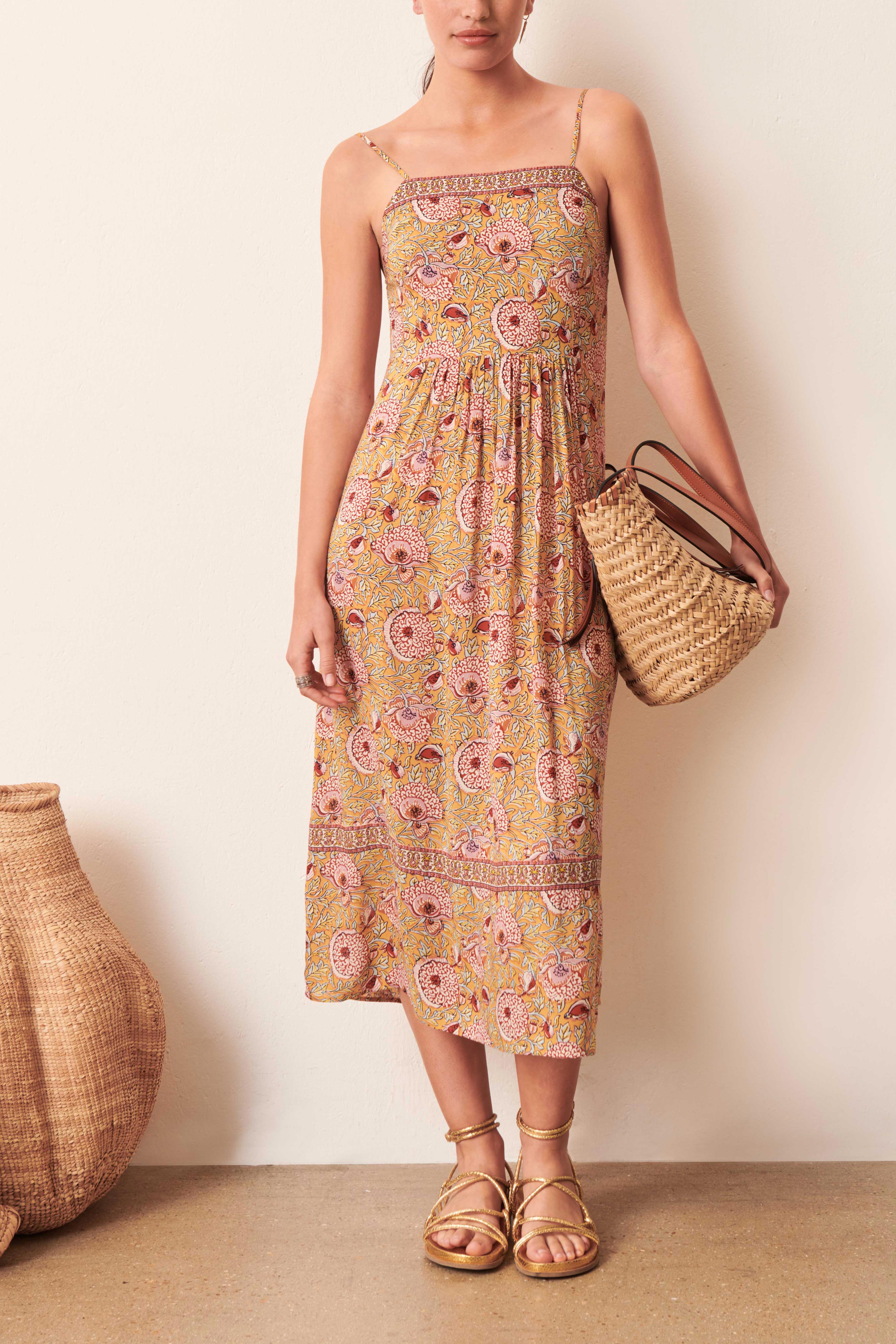 Robe Valentine - Ocre - Femme