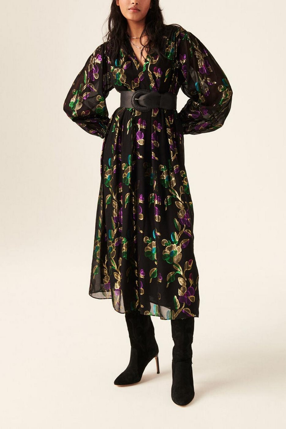 Robe Ashley - Noir - Femme