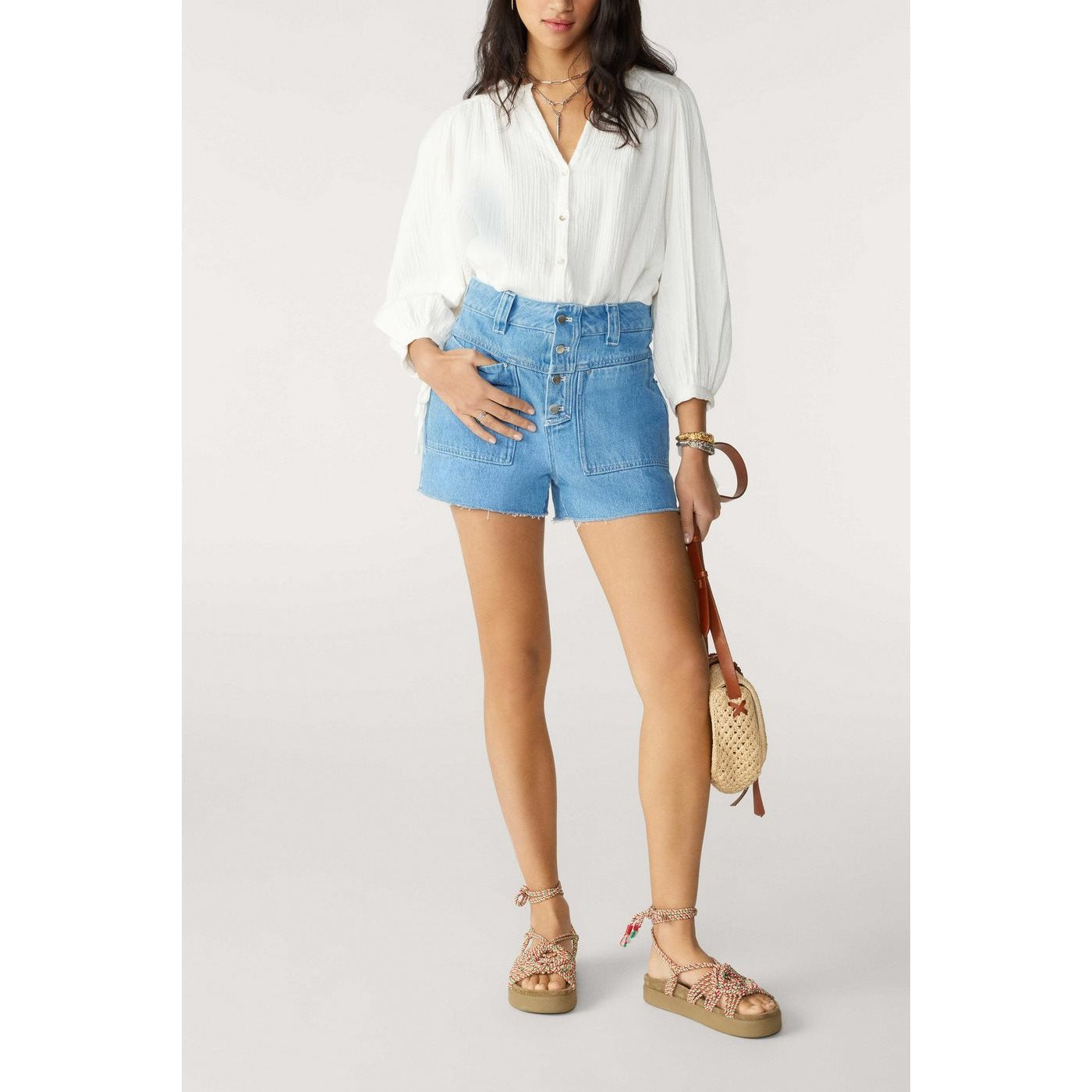 Short Baras - Bleu Jean - Femme
