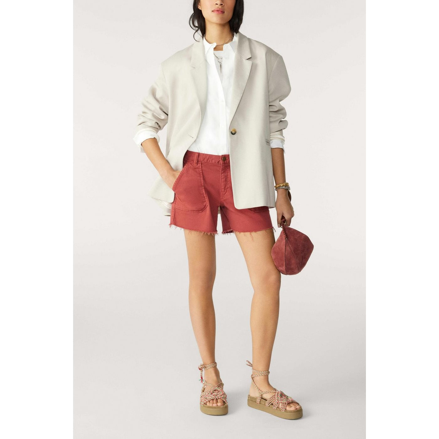 Short Cselby - Terre - Femme