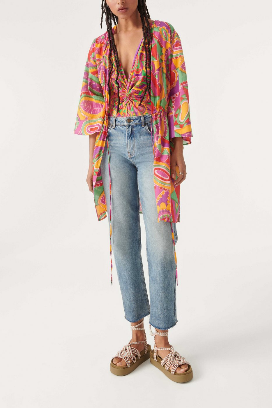 Kimono Dean - Fuchsia - Femme