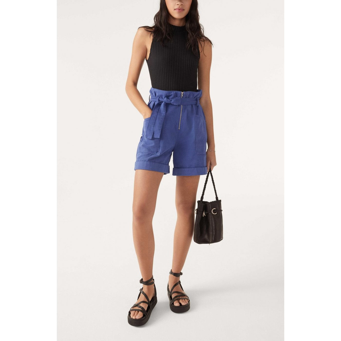 Short Dima - Bleu - Femme