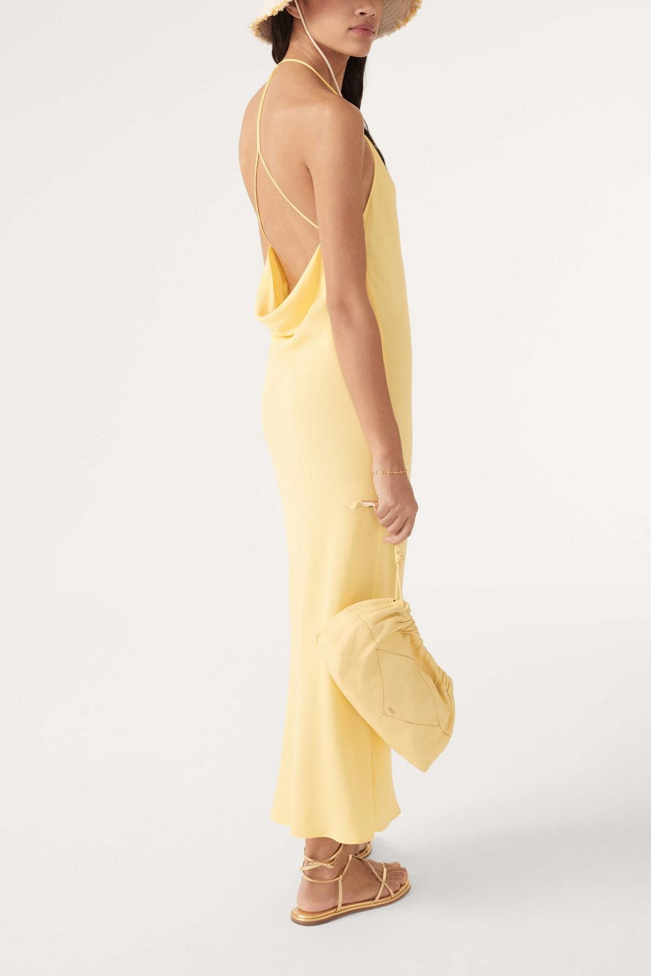Robe Fame - Jaune - Femme