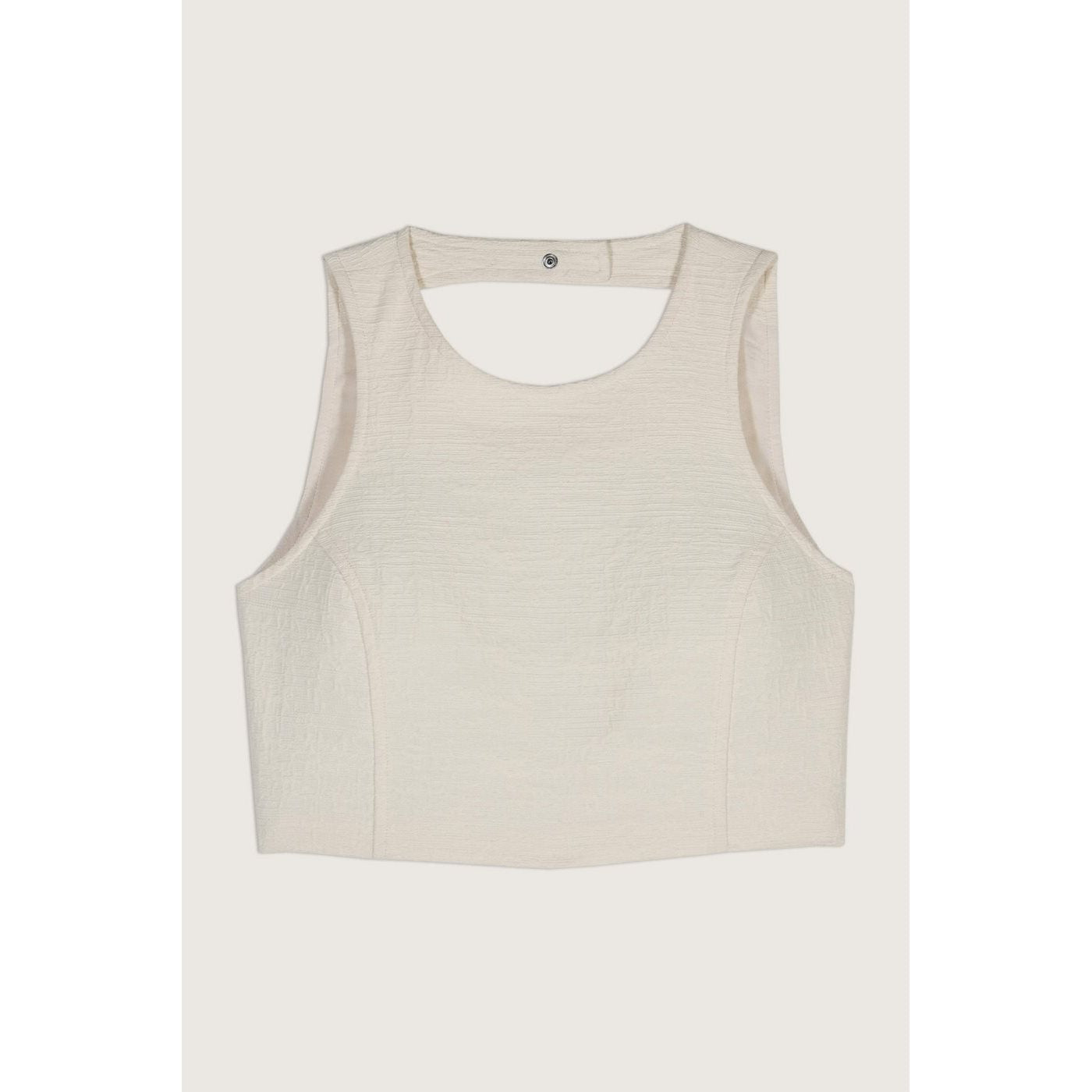 Top Hoody - Ecru - Femme