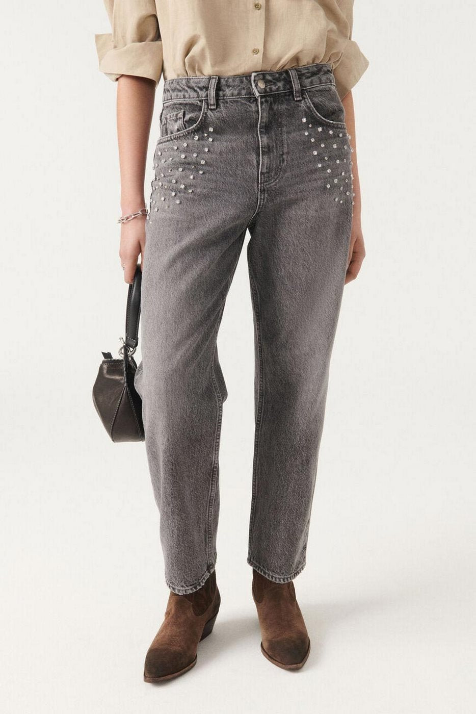 Jean Ideal - Gris - Femme