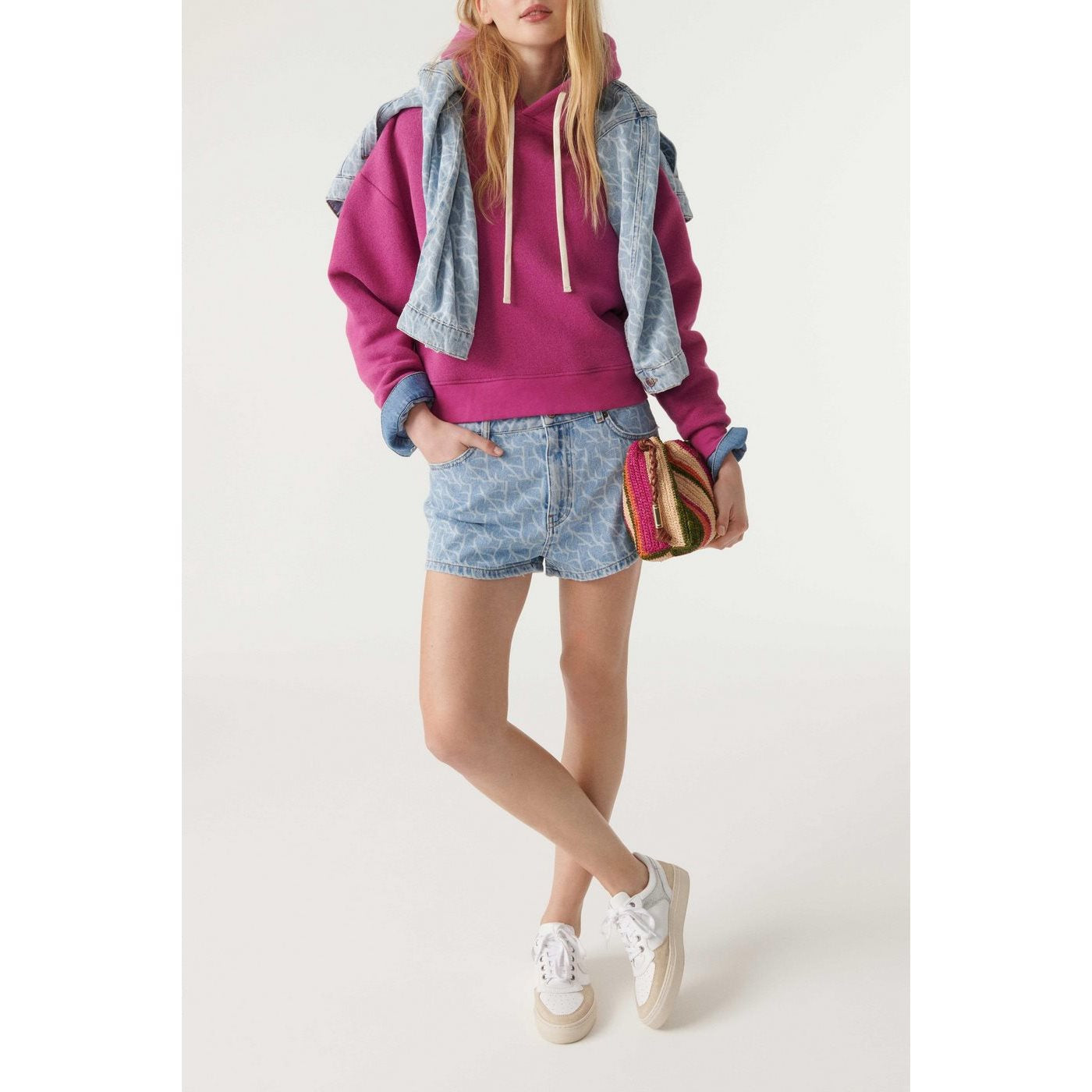 Short Mosley - Bleu Clair Usé - Femme