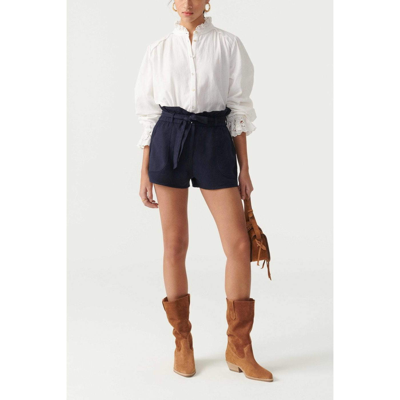 Short Mustang - Bleu Nuit - Femme