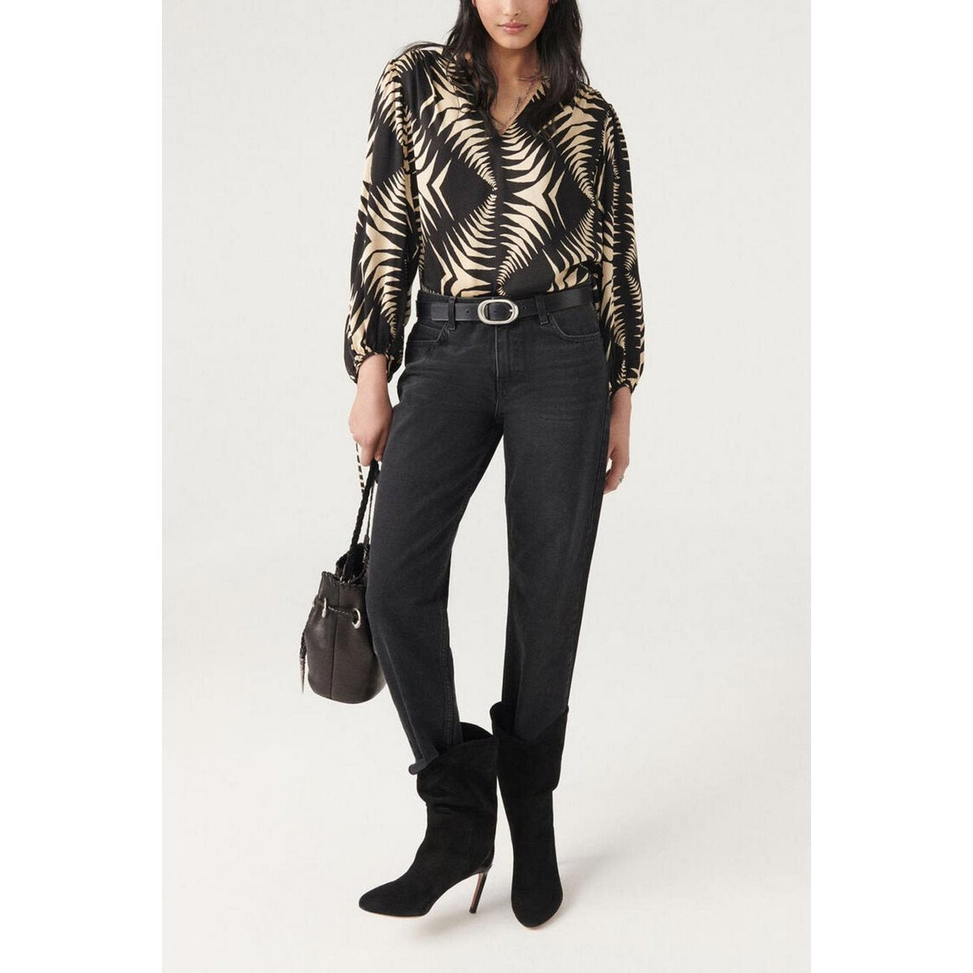 Camicetta Nemona - Nero - Donna