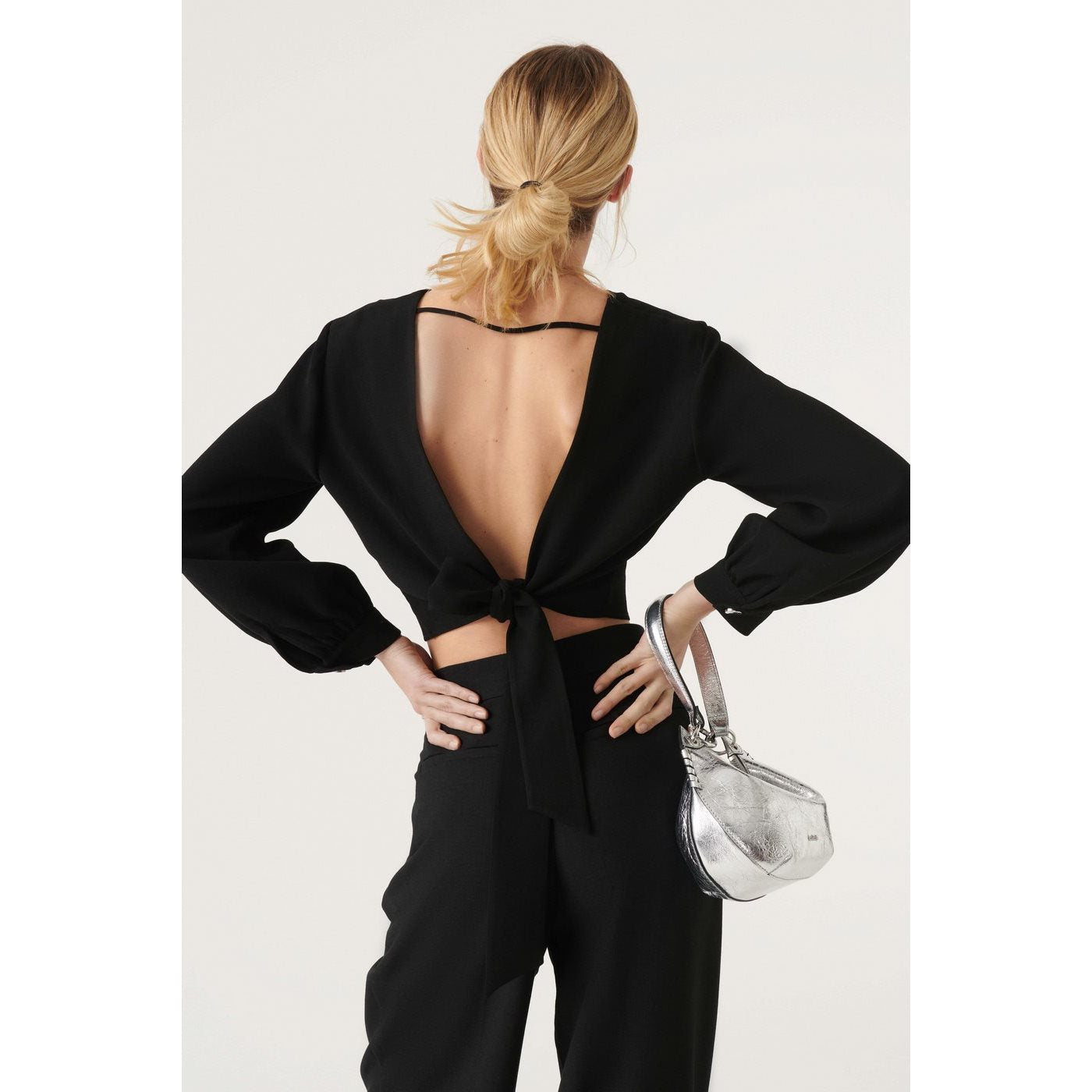 Top Oha - Noir - Femme