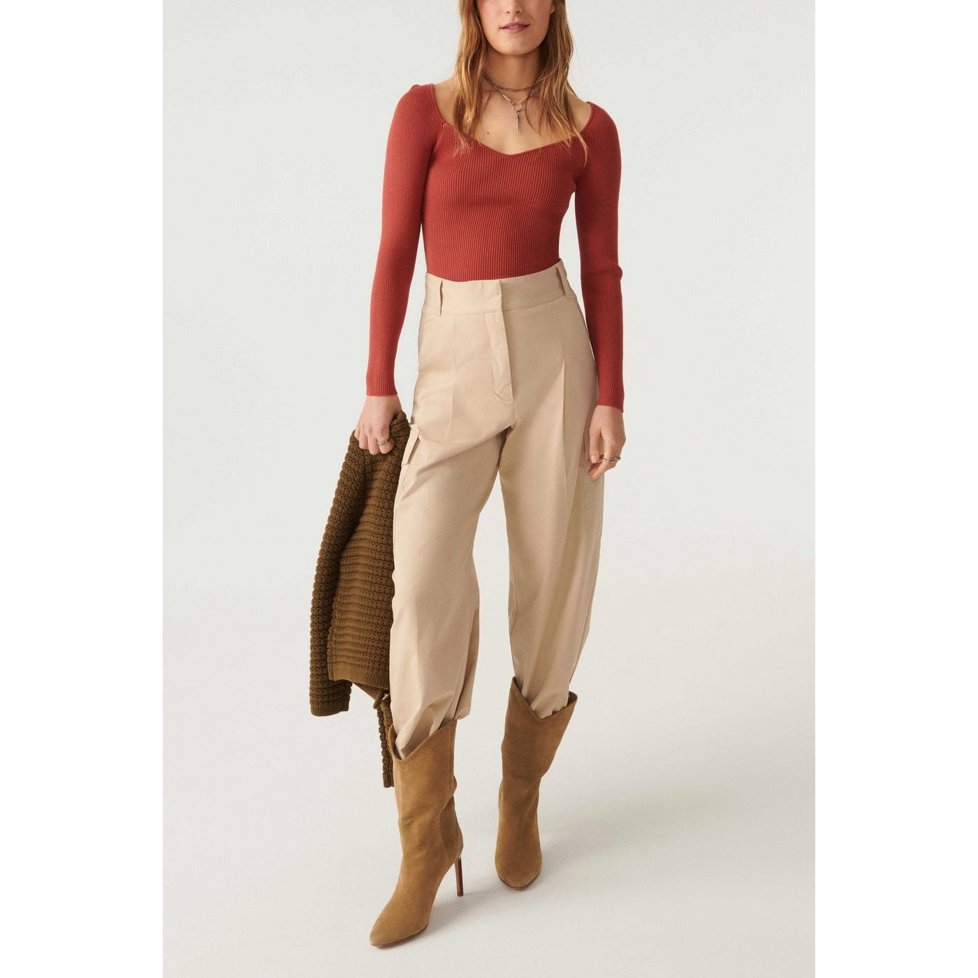 Pull Olaf - Brique - Femme